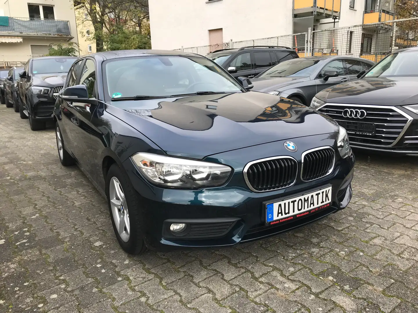BMW 118 118i Aut. Advantage KLIMA SITZHEIZUNG TEMPOMAT Blau - 1