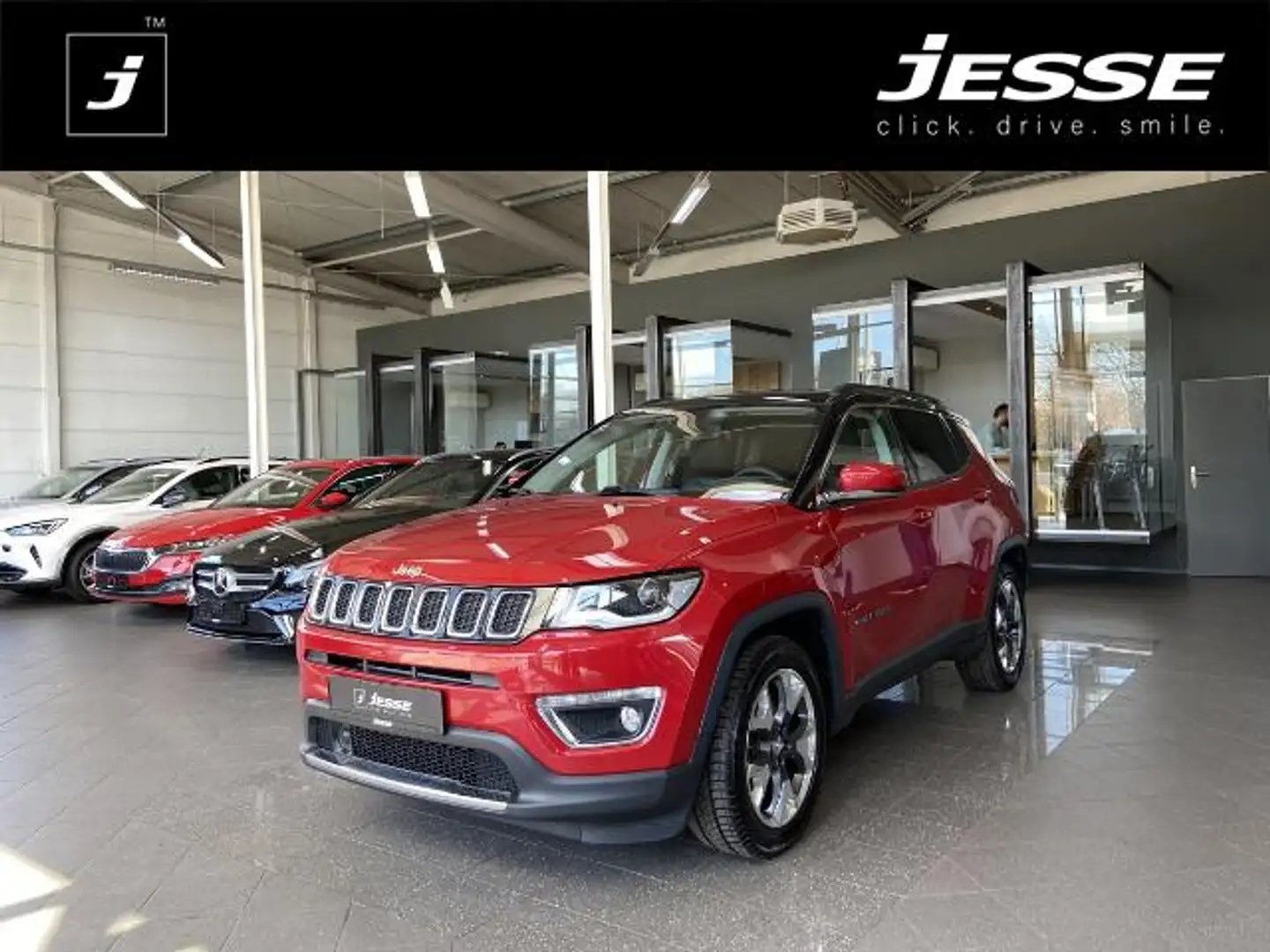 Jeep Compass 1.4 MultiAir Limited FWD Xenon Navi RCam Rojo - 1