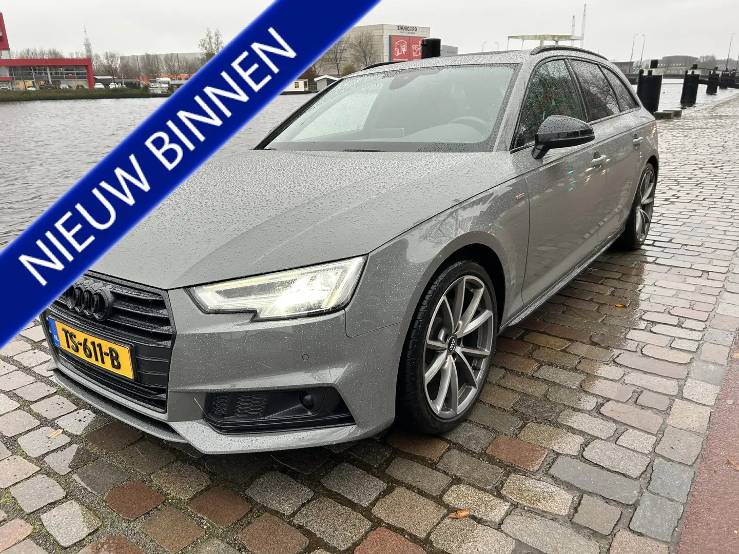 Audi A4 Avant 2.0 TFSI MHEV Sport S line black edition Bom Grigio - 1