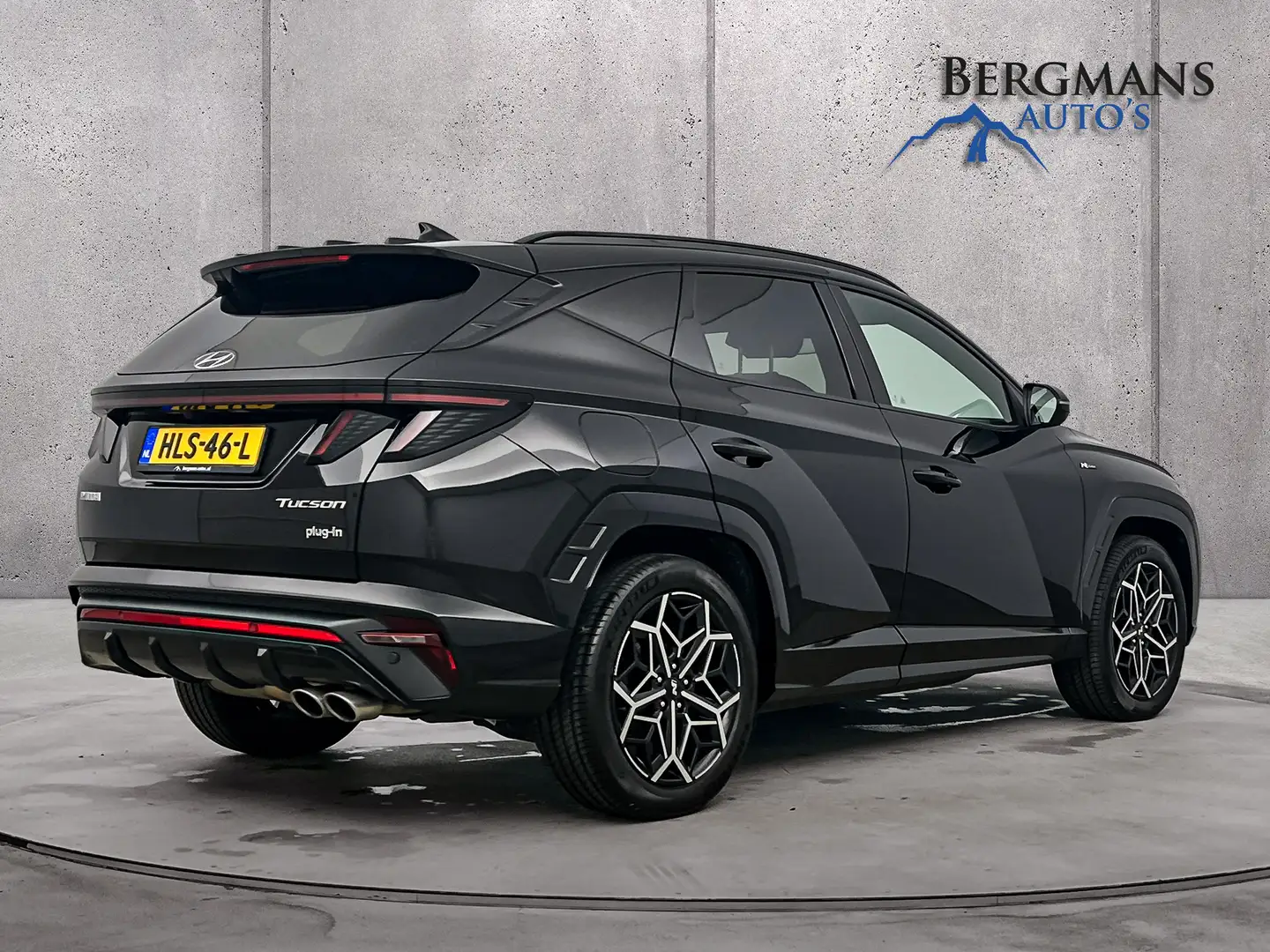 Hyundai TUCSON 1.6 T-GDI PHEV N-Line Sky 4WD ACTIE!! GRATIS BOVAG Zwart - 2