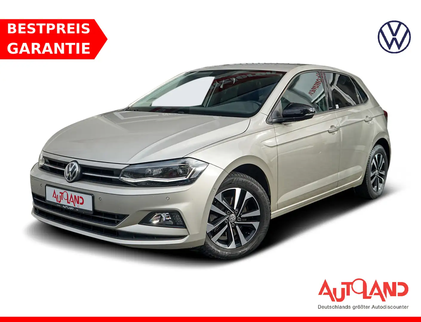 Volkswagen Polo 1.0 IQ.DRIVE DSG LED Navi ACC Sitzheizung Beige - 1