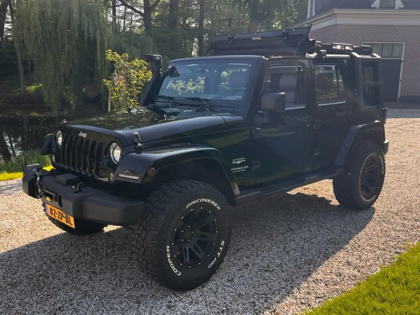 Jeep Wrangler 3.8 V6 aut. 5drs NL-auto NAP LIER / VERHOOGD OFF R Negro - 2