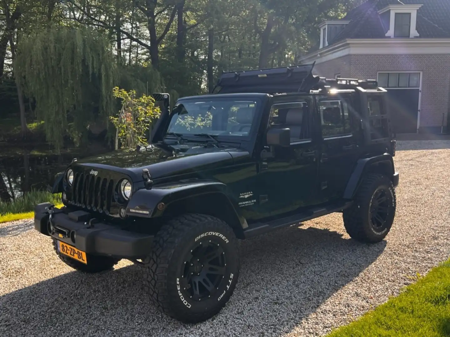 Jeep Wrangler 3.8 V6 aut. 5drs NL-auto NAP LIER / VERHOOGD OFF R Negro - 1