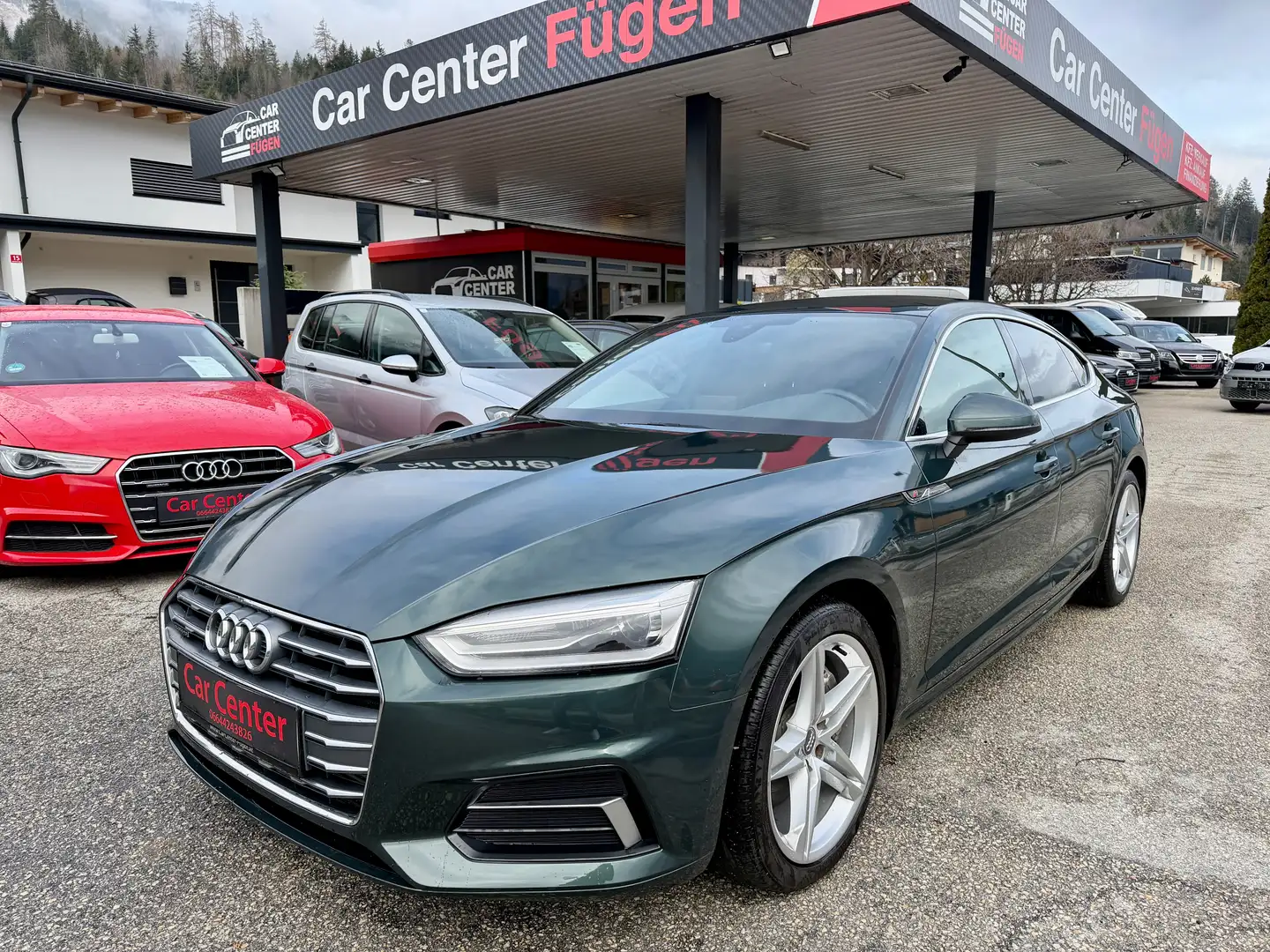 Audi A5 3.0 TDI quattro sport s-line Grün - 1