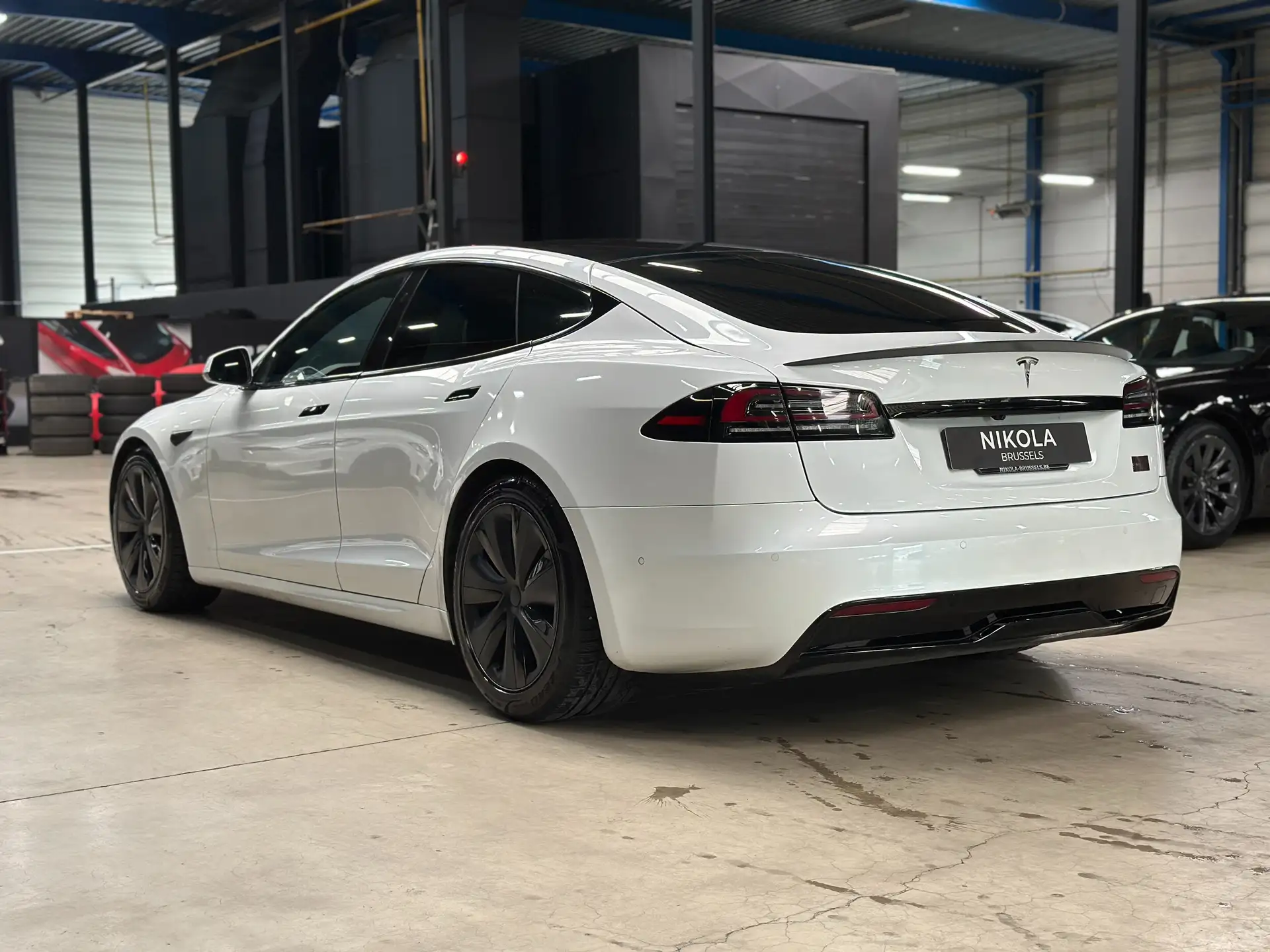 Tesla Model S E 750 kW 2022 흰색 사진 7