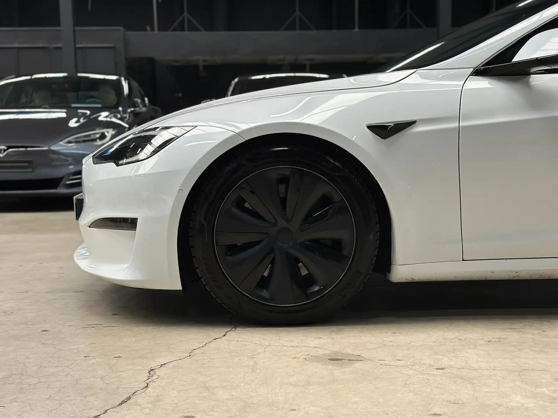 Tesla Model S E 750 kW 2022 흰색 사진 5