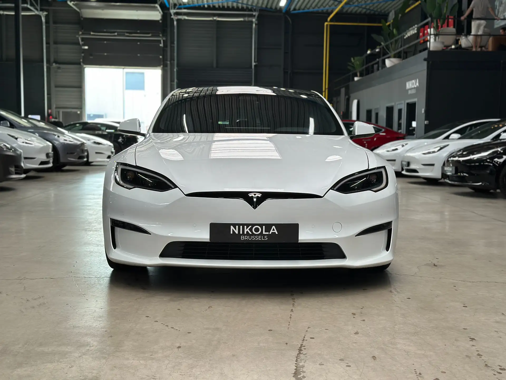 Tesla Model S E 750 kW 2022 흰색 사진 2
