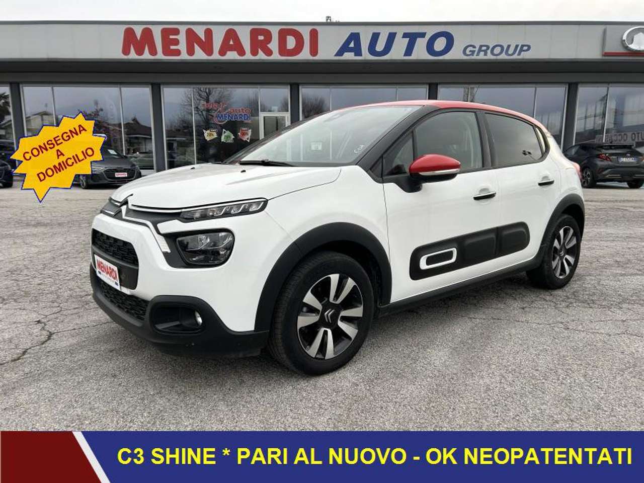 Citroen C3 PureTech 83 S&S Shine CERCHI 16+CLIMA AUTO+FARI LED+KEYLESS