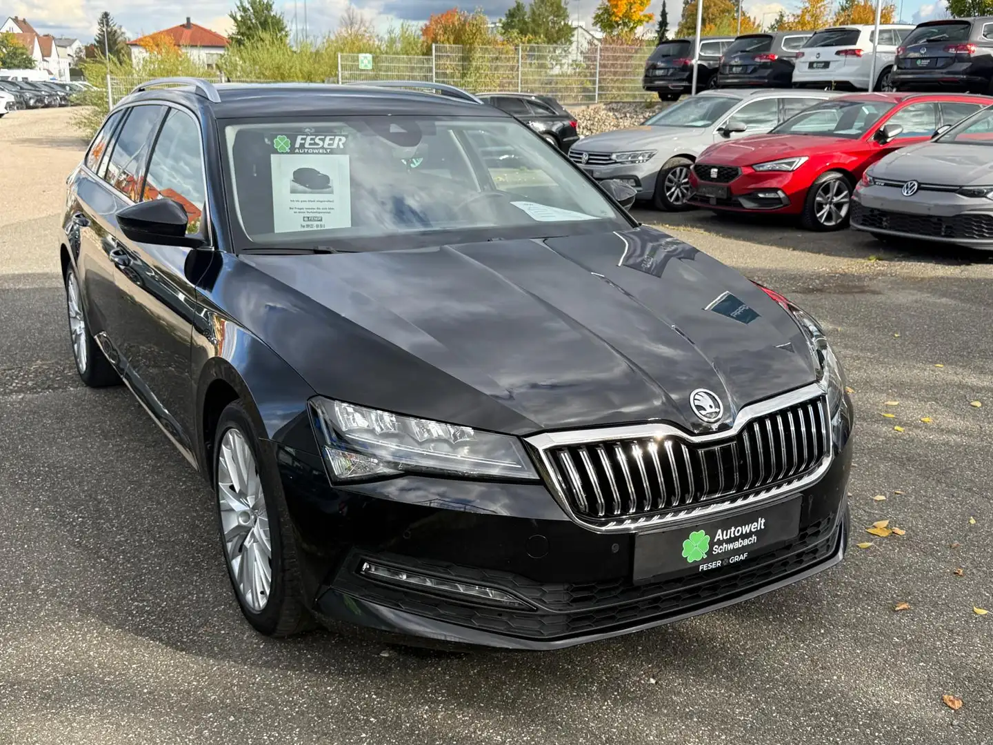 Skoda Superb Combi 2.0 TDI DSG AHK ACC LED NAVI Nero - 2