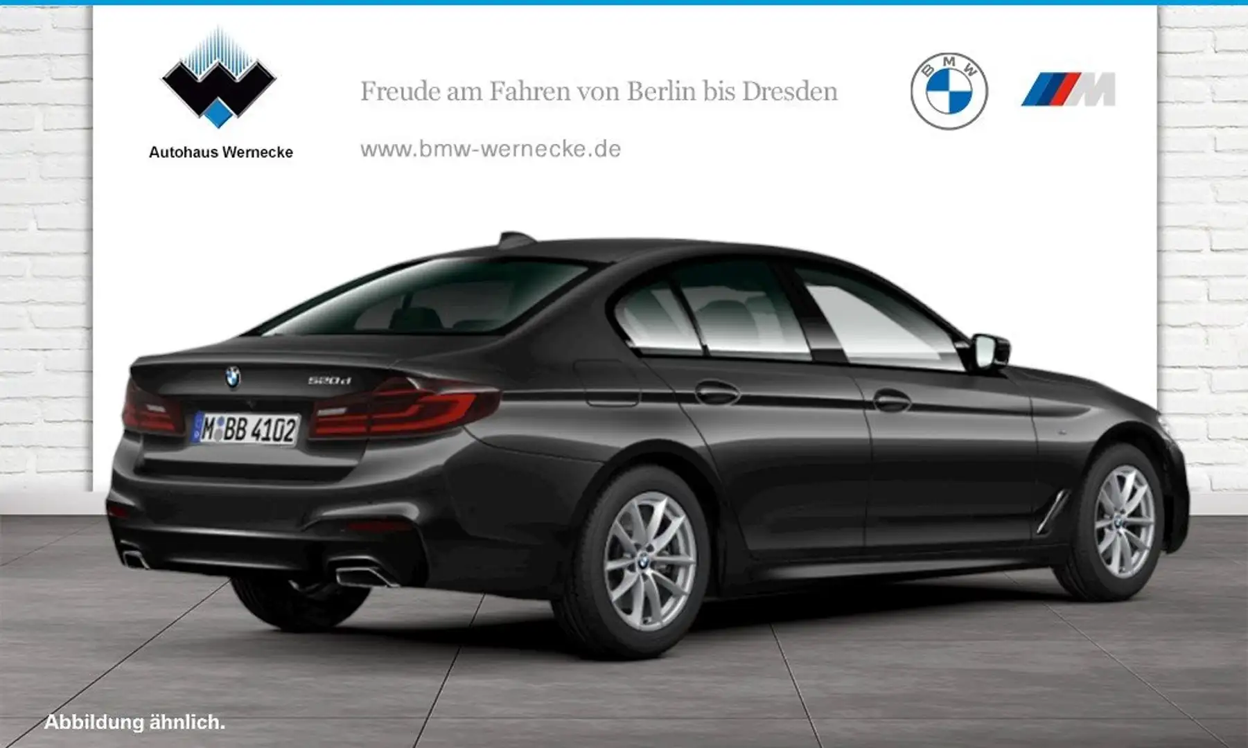 BMW 520 d Limousine M Sportpaket Head-Up HiFi LED Grijs - 2