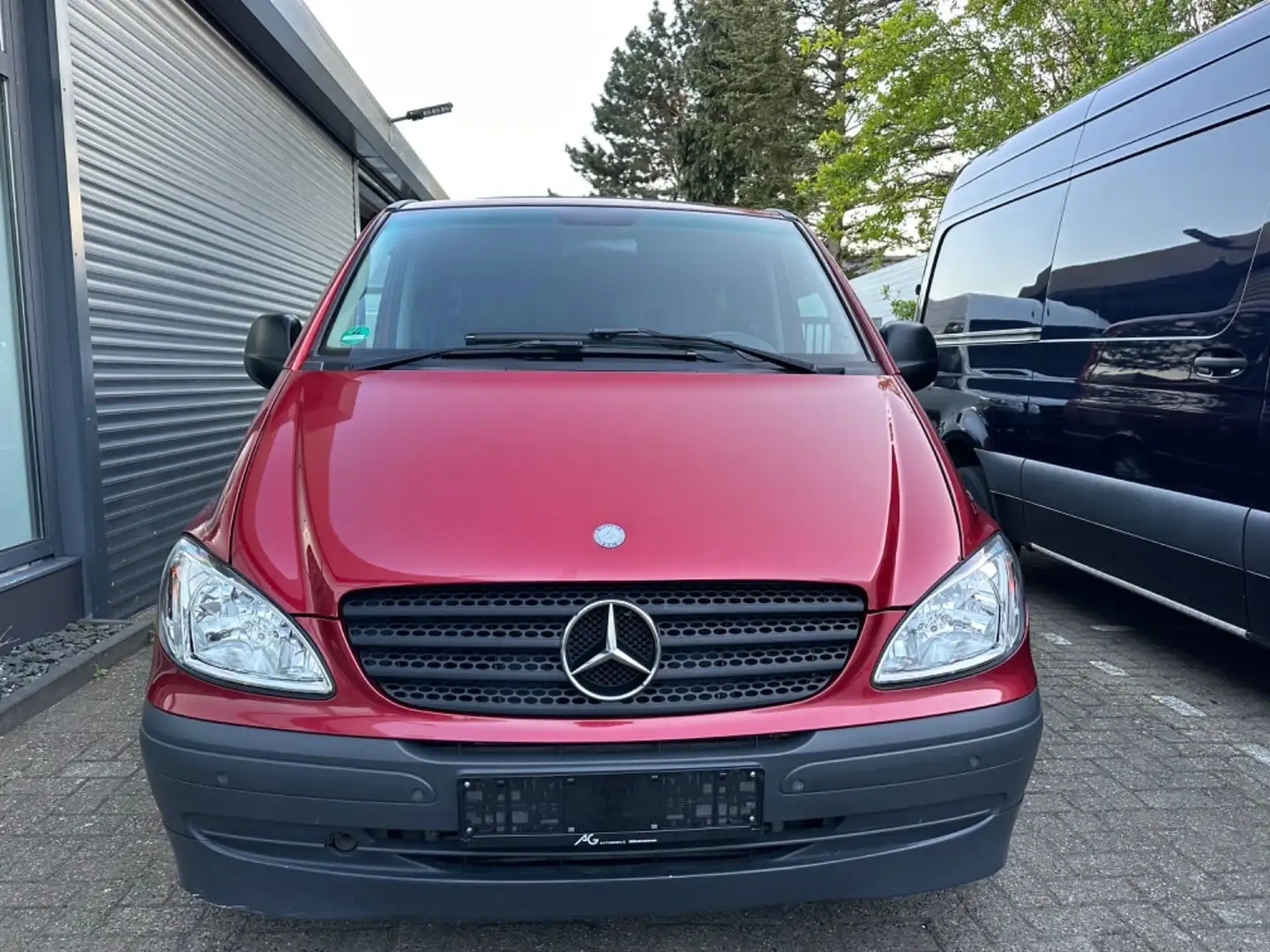 Mercedes-Benz Viano Vito 120 CDI V6  Lang*8-Sitzer*Klimaautom*StHz.* Rojo - 2