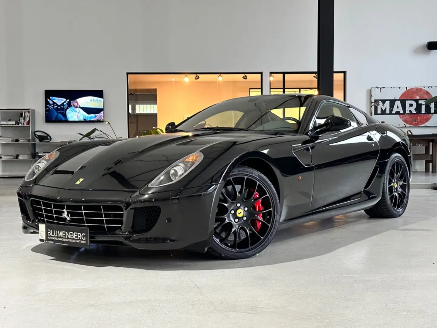 Ferrari 599 *60 Jahre, Carbon, Ferrari Service NEU* Fekete - 1