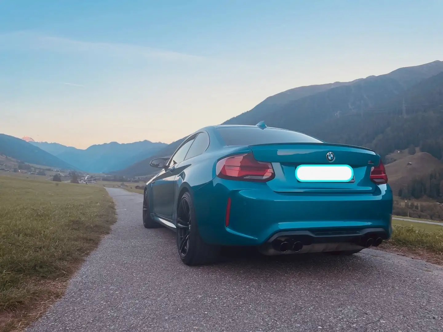 BMW M2 M2 Competition 410 ch Bleu - 2