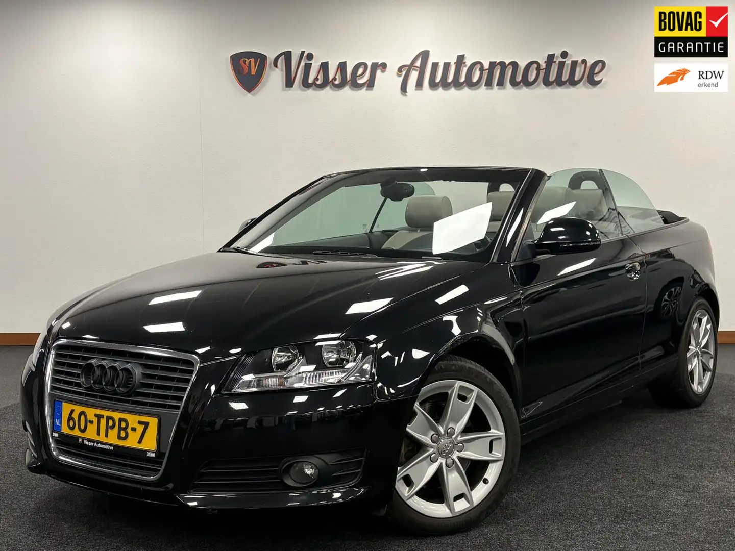Audi A3 Cabriolet 2.0 TFSI Ambition Pro Line*Automaat*Stoe Zwart - 1