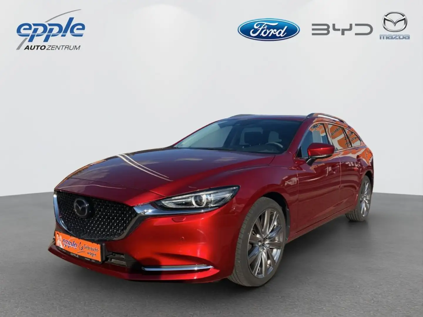Mazda 6 Kombi SKYACTIV-G 194 Drive i-ELOOP Sports-Line Rood - 1