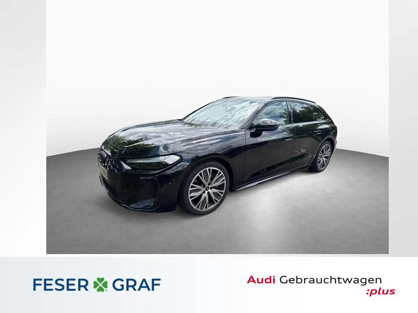 Audi A5 Avant TDI quattro S line-LED-NAVI-TECHPRO-360 Schwarz - 1