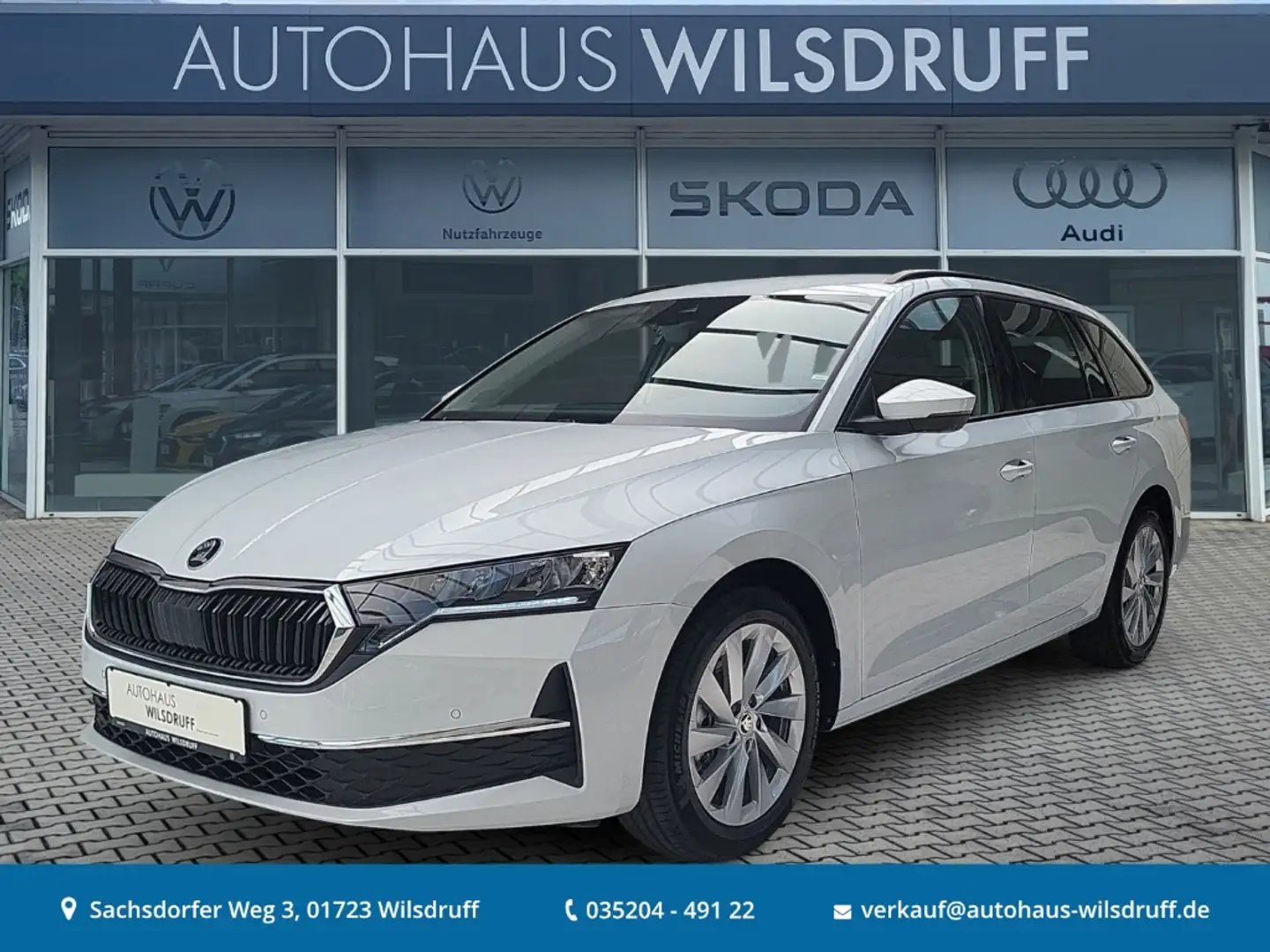 Skoda Octavia Combi 1.5 TSi Selection LED Smart-Link Wit - 1