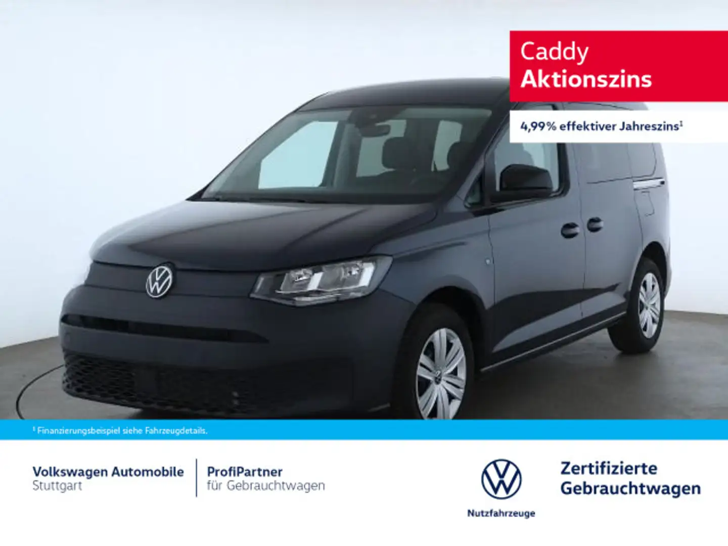Volkswagen Caddy 1.5l TSI Kombi 85 KW Blau - 1