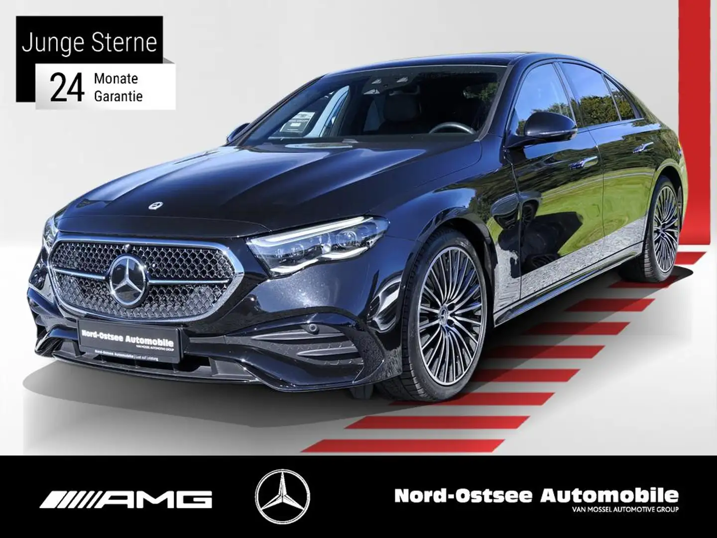 Mercedes-Benz E 200 AMG PANO BURMESTER NIGHT Noir - 1