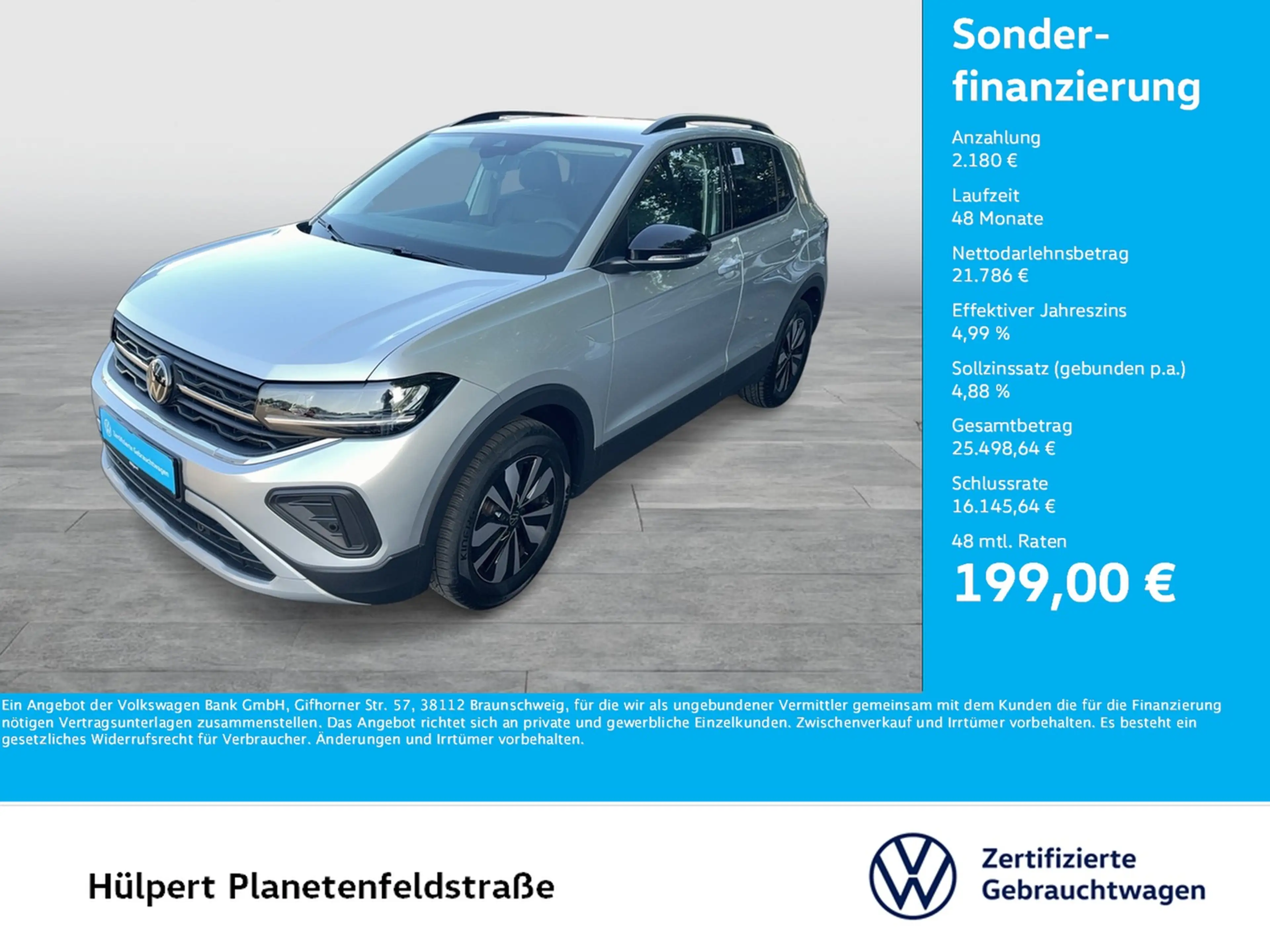 Volkswagen T-Cross 1.5 GOAL CAM ACC CARPLAY ALU SITZHEIZUNG