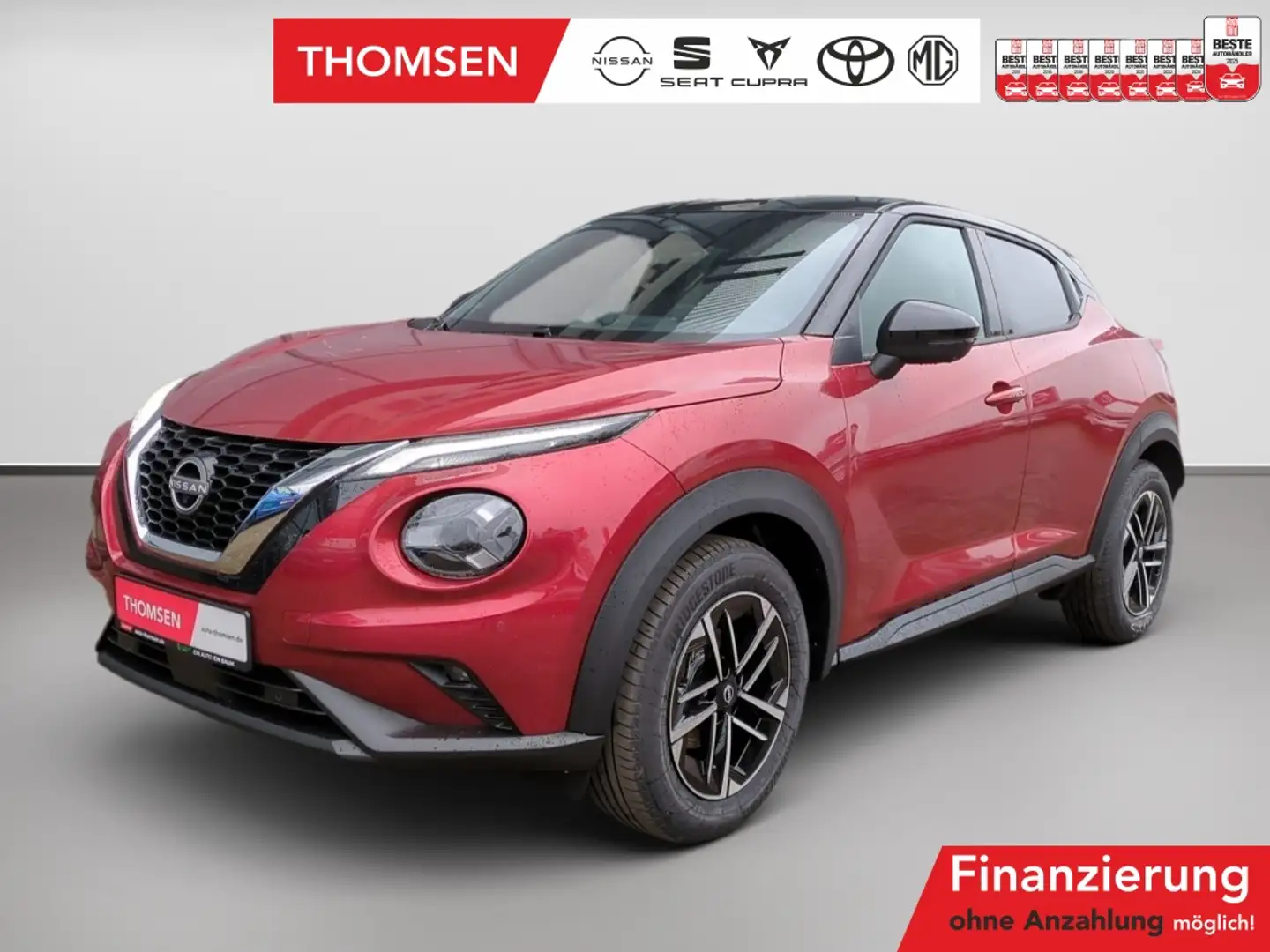 Nissan Juke 1.0 DIG-T N-Connecta DSG LED PDC SHZ Navi Rot - 1