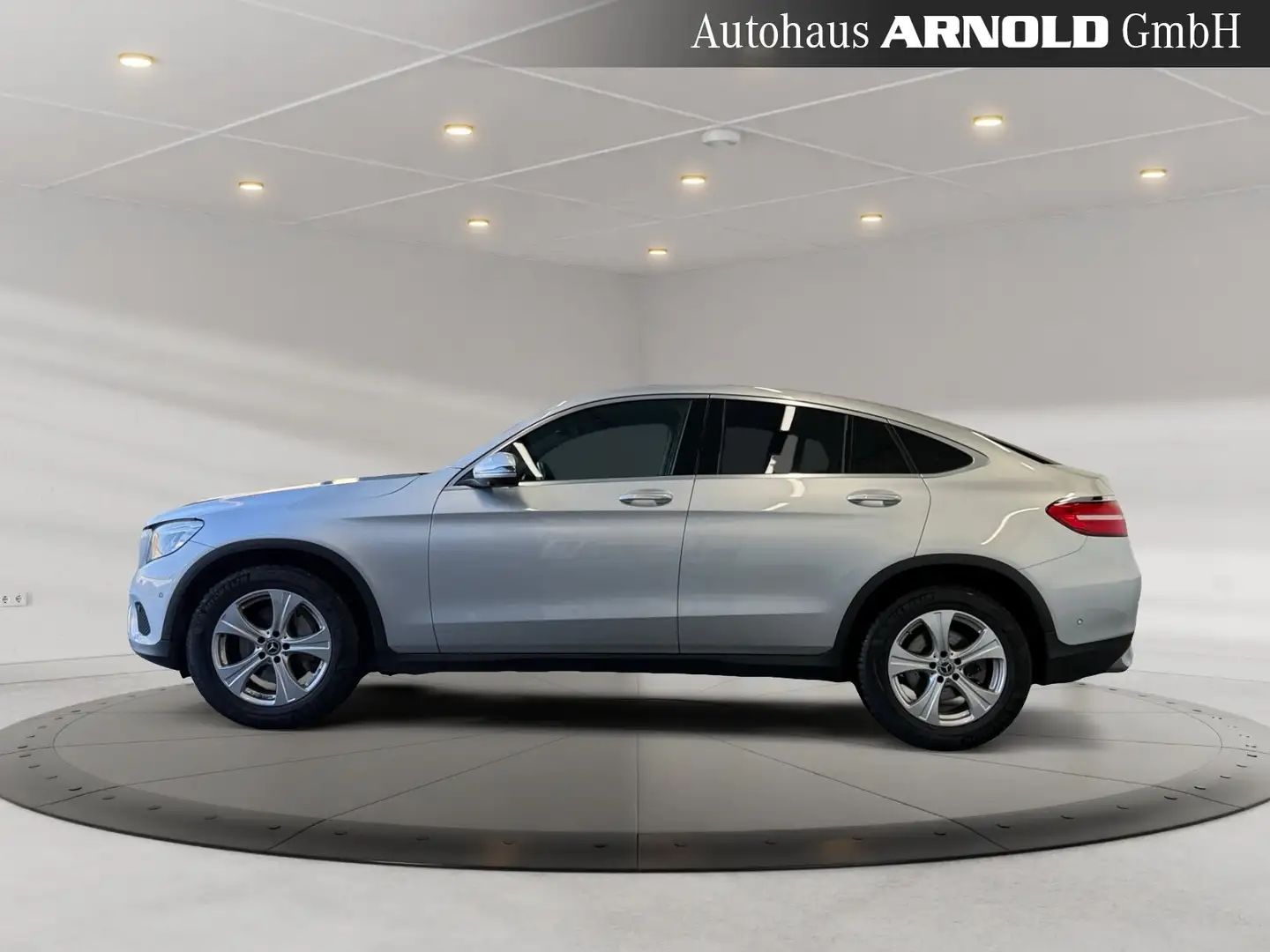 Mercedes-Benz GLC 350 GLC 350 d 4M Coupé DISTRONIC AHK Schiebedach LED Silber - 2