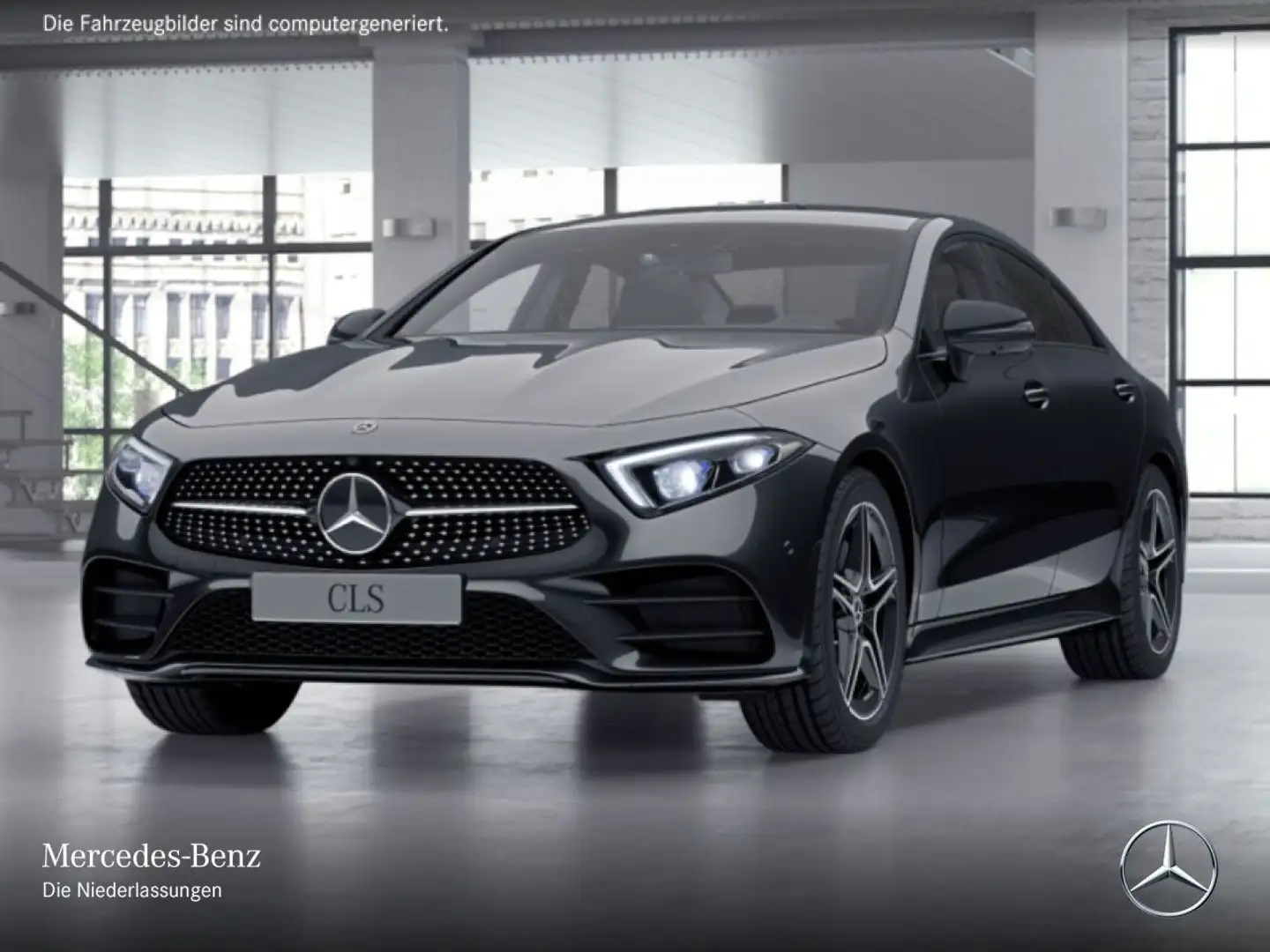 Mercedes-Benz CLS 220 d Cp. AMG WideScreen Multibeam Distr. AHK crna - 2