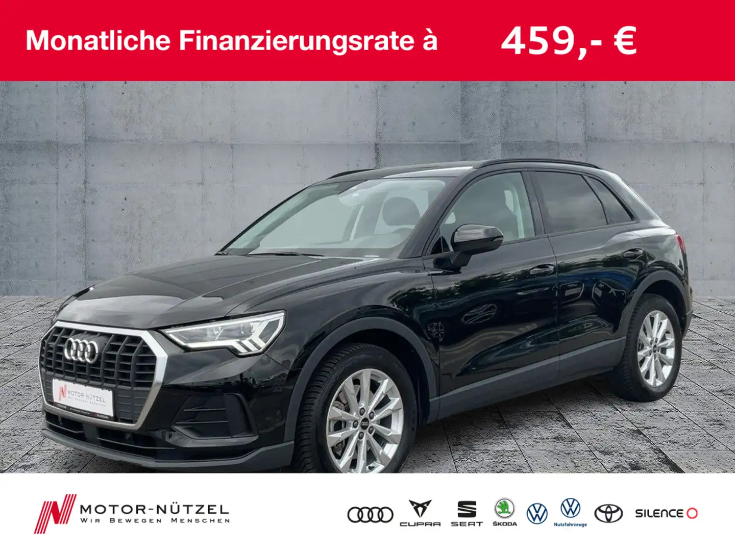 Audi Q3 40 TFSI QU S-TR LED+PDC+GRA+SHZ+18"LM Schwarz - 1