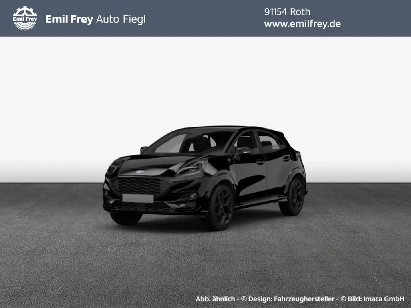 Ford Puma 1.0 EcoBoost Hybrid Aut. ST-LINE Schwarz - 1
