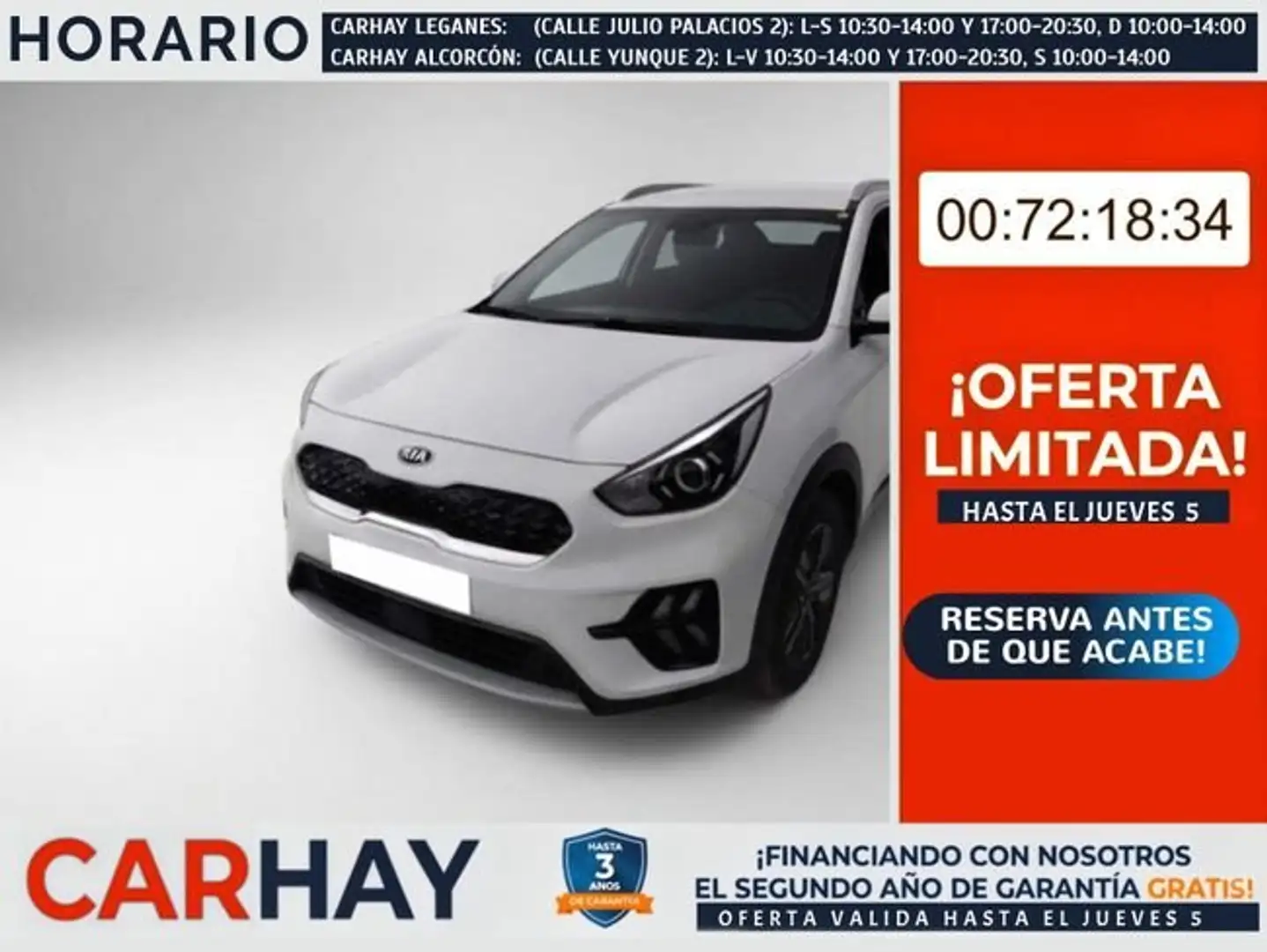 Kia Niro 1.6 HEV Drive Blanc - 1