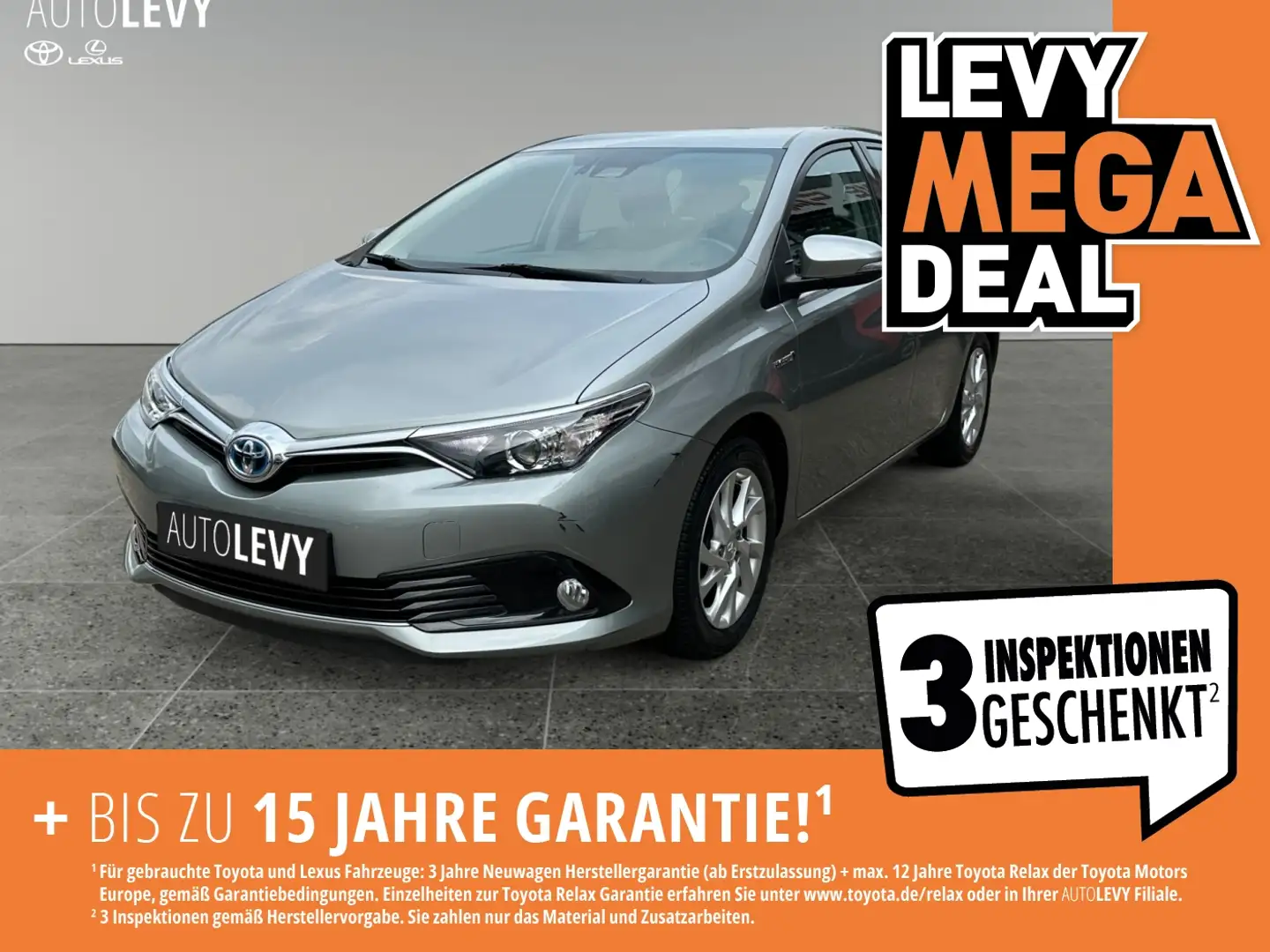 Toyota Auris 1.8 Hybrid *NAVI*KAMERA*ALLWETTER*AHK* Argintiu - 1