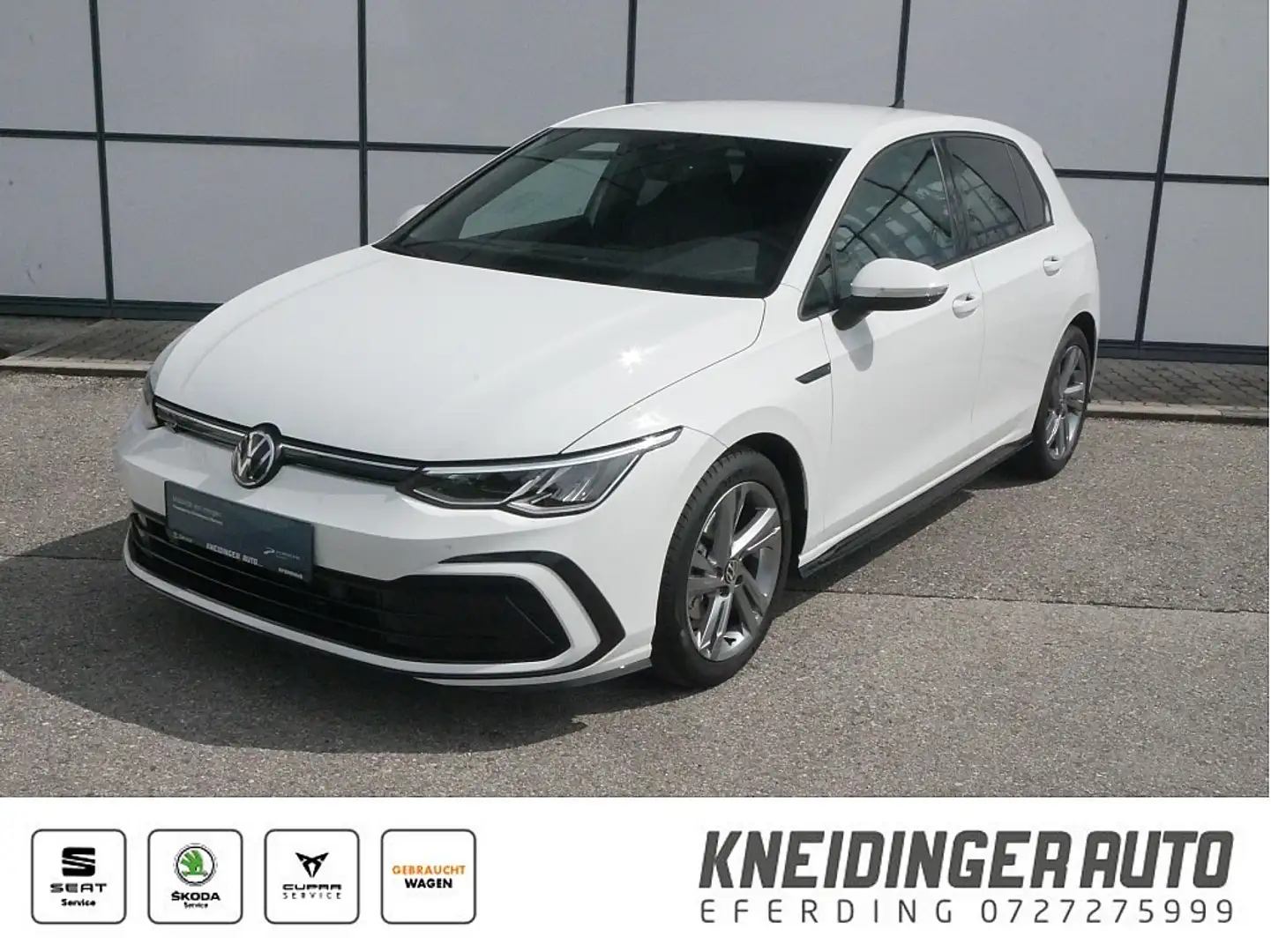 Volkswagen Golf 1,5 TSI R-Line, NAVI, LED, Schalensitze, .., Blanc - 1