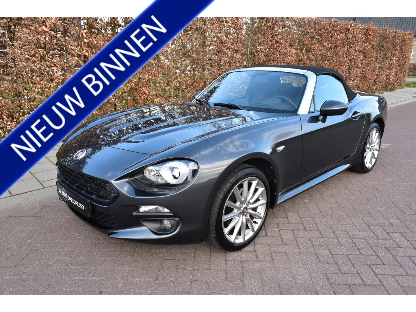 Fiat 124 Spider 1.4 MultiAir Turbo Lusso AUTOMAAT ZÉÉR MOOI! Gris - 1