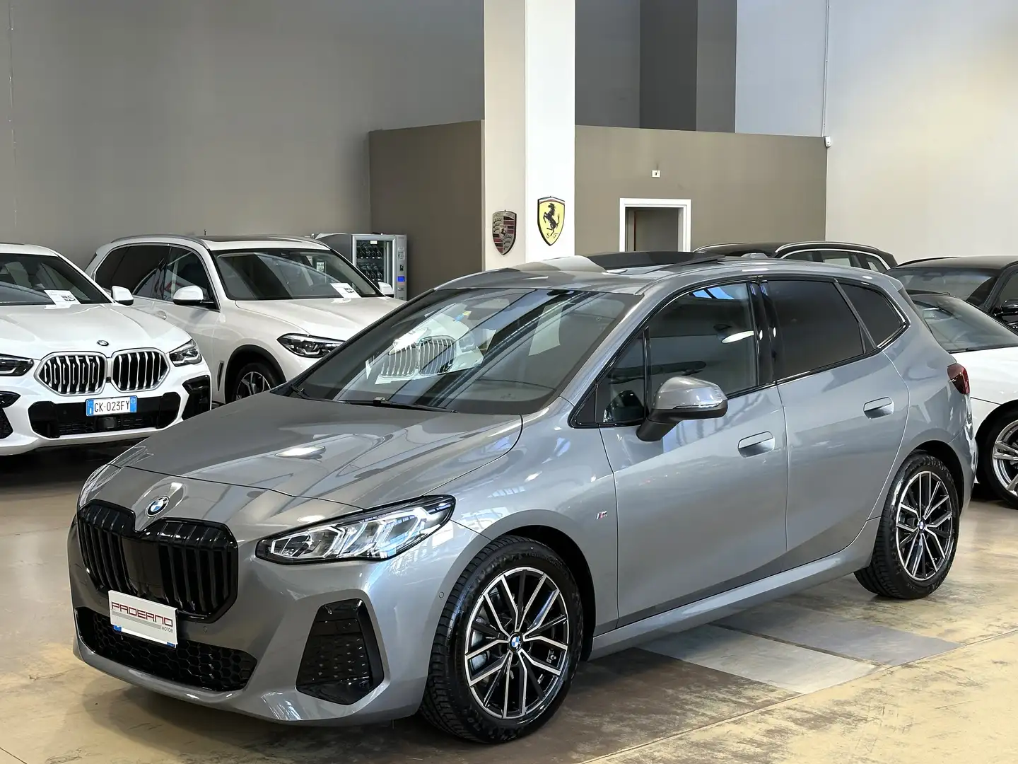 BMW 220 i Active Tourer mhev 48V Msport-18"-Tetto-FULL-IVA Grau - 1