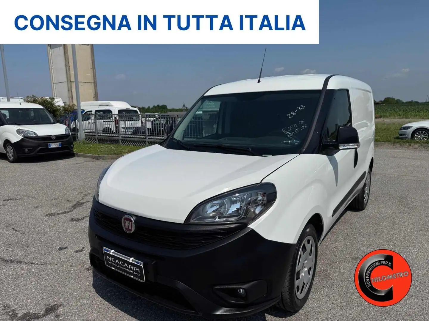 Fiat Doblo 1.6 MJT 120 CV CARGO(PC_TN-L1H1)-NAVI-E6D-N1- Bianco - 1