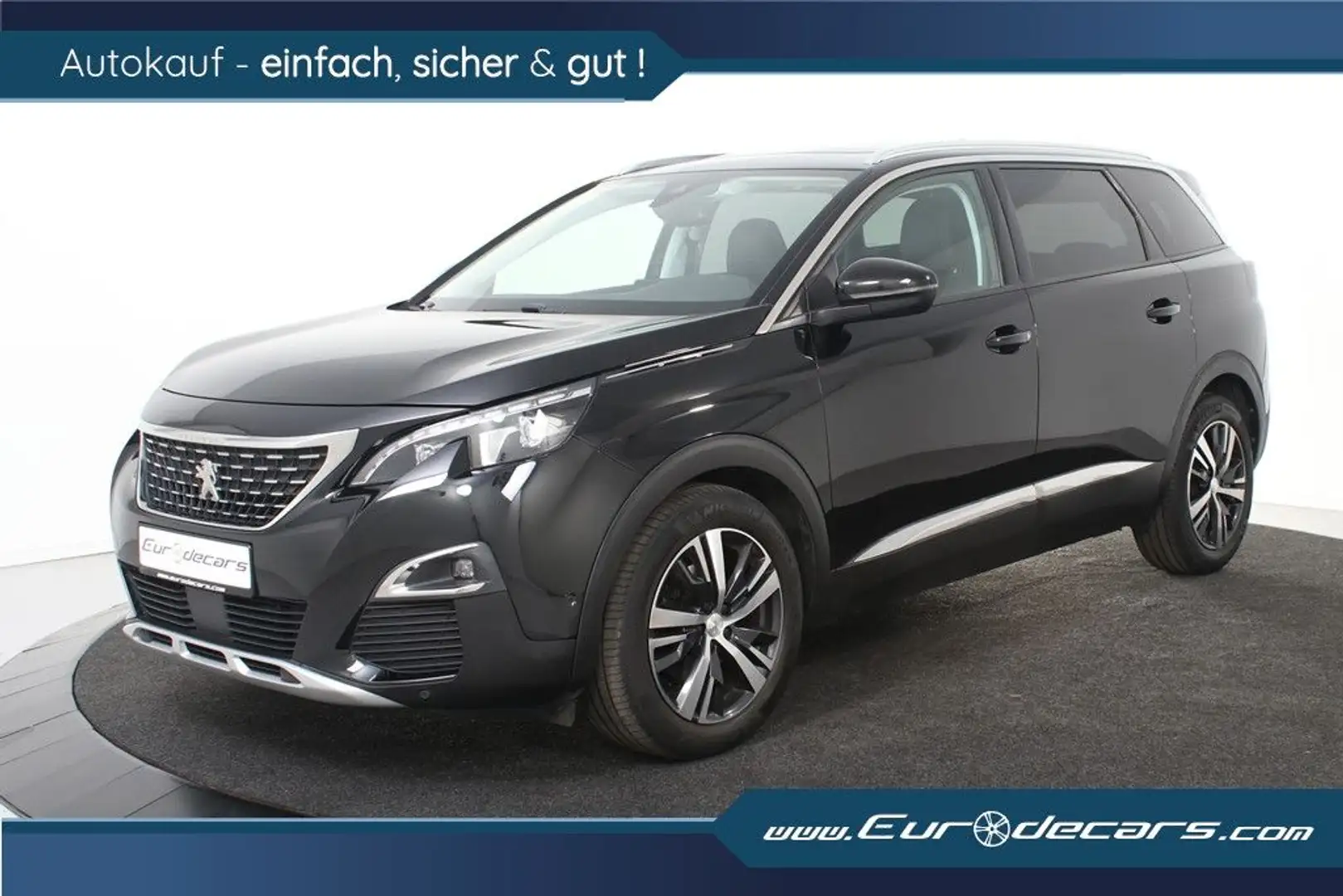Peugeot 5008 Allure 130 *1.Hand*7-Sitzer*Leder*Pano.* Schwarz - 1