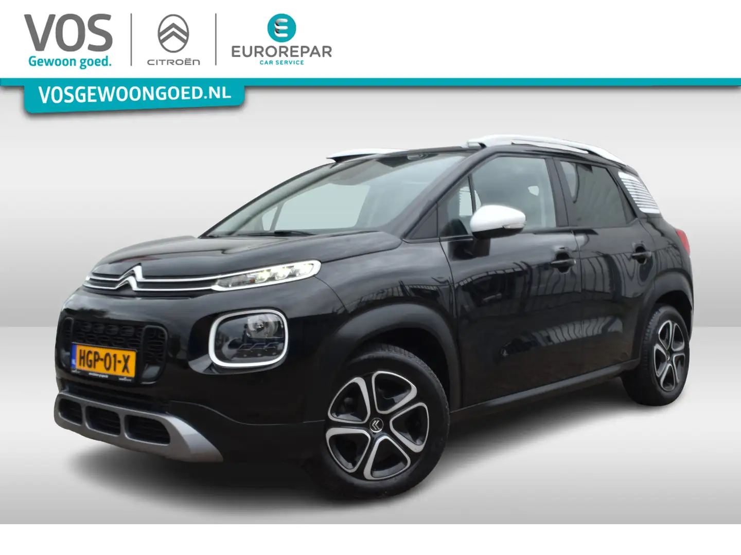 Citroen C3 Aircross PureTech 110 S&S Feel | Navigatie | Airconditionin Zwart - 1