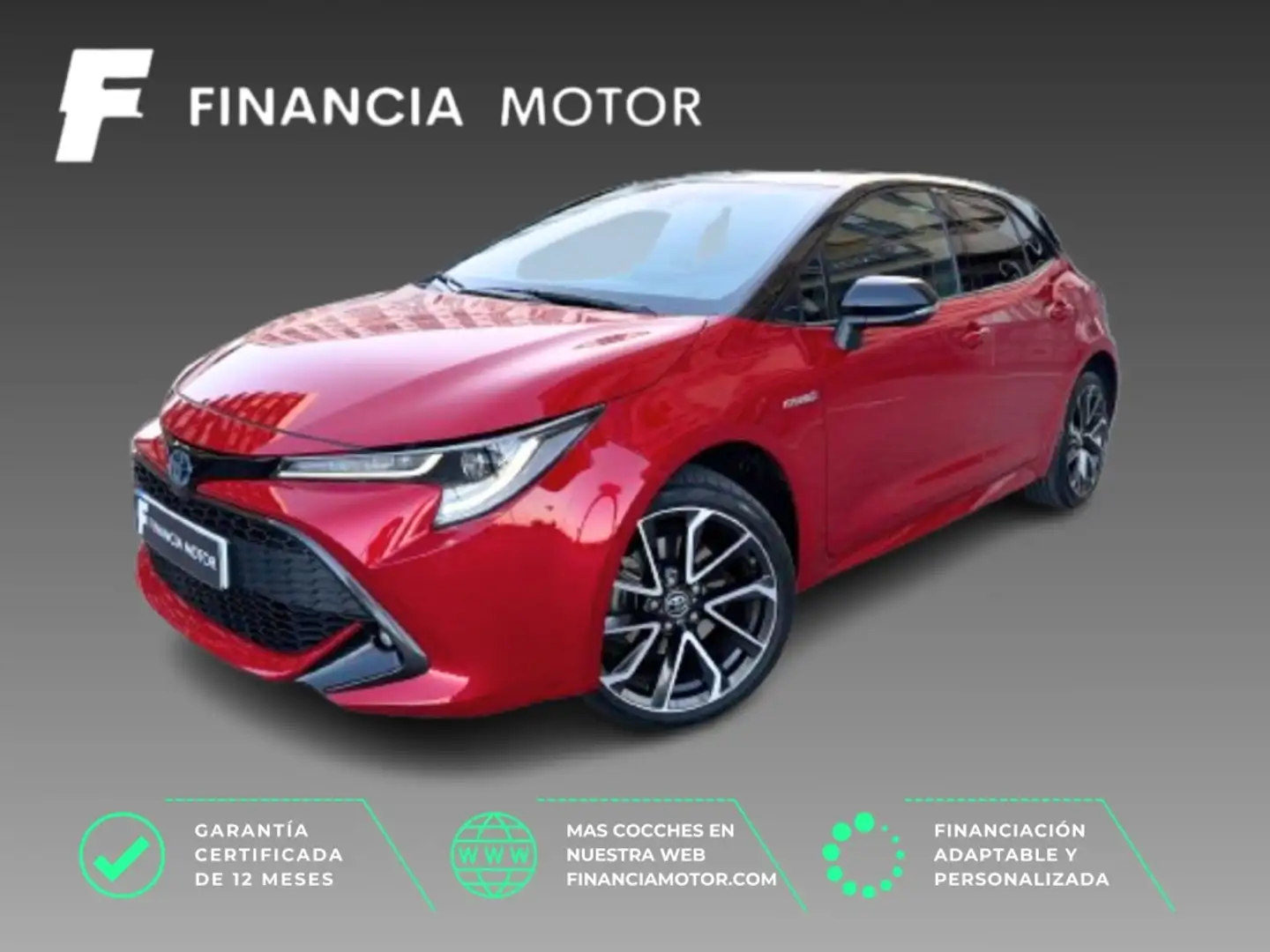 Toyota Corolla 180H Advance Rojo - 1
