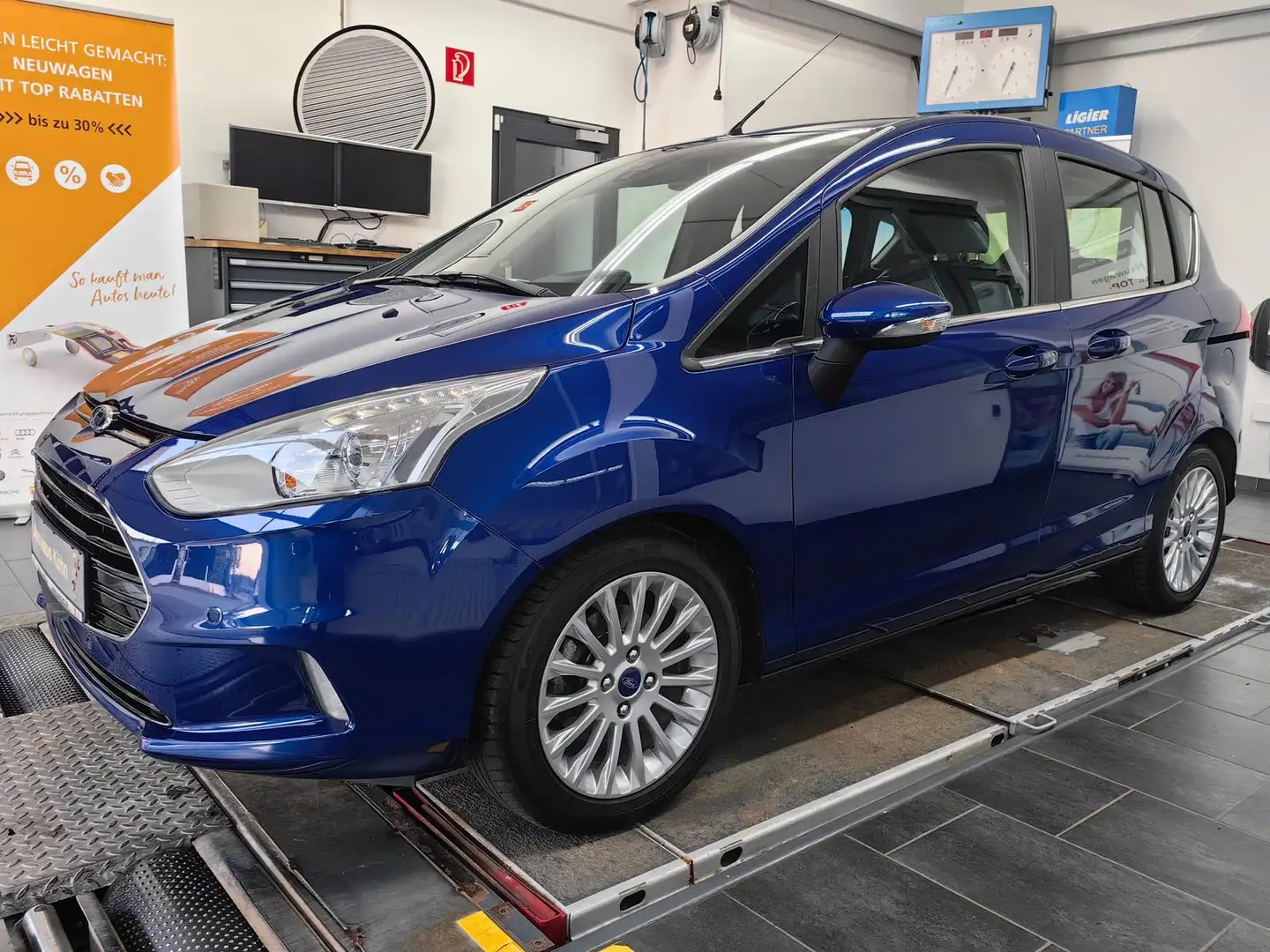 Ford B-Max Titanium*Navi*WSS-Hz*Zahnr.-NEU*So+Wi*Shzg* Blu/Azzurro - 2