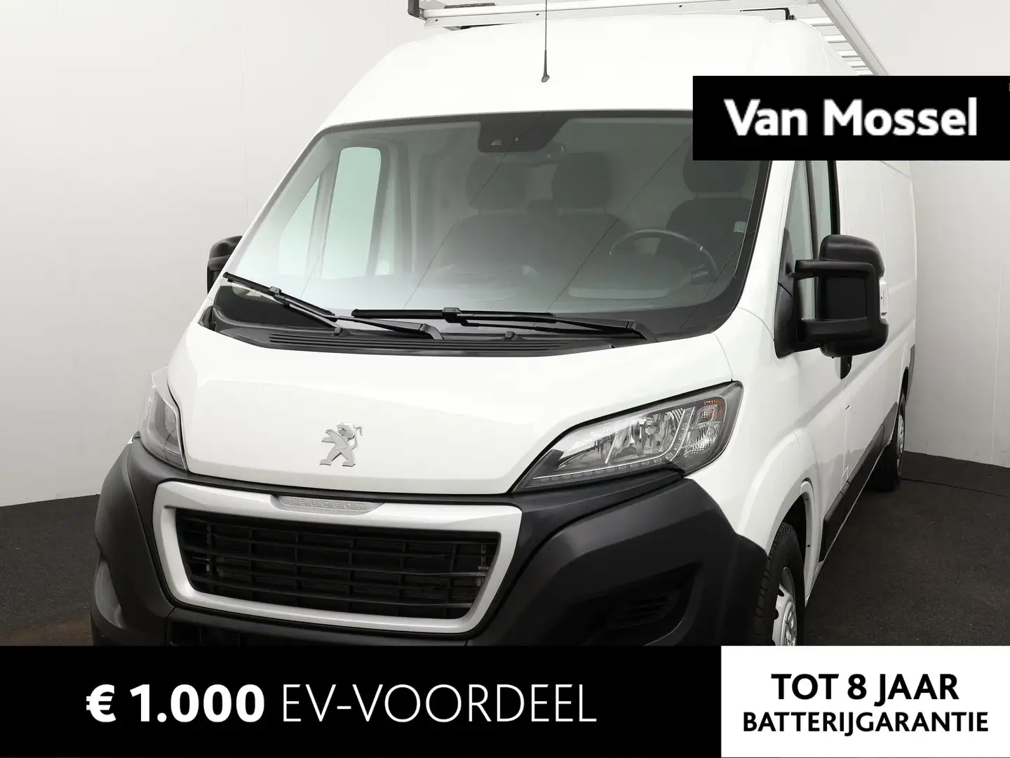 Peugeot Boxer e-Boxer 435 L3H2 Premium 70 kWh | Parkeersensoren Wit - 1