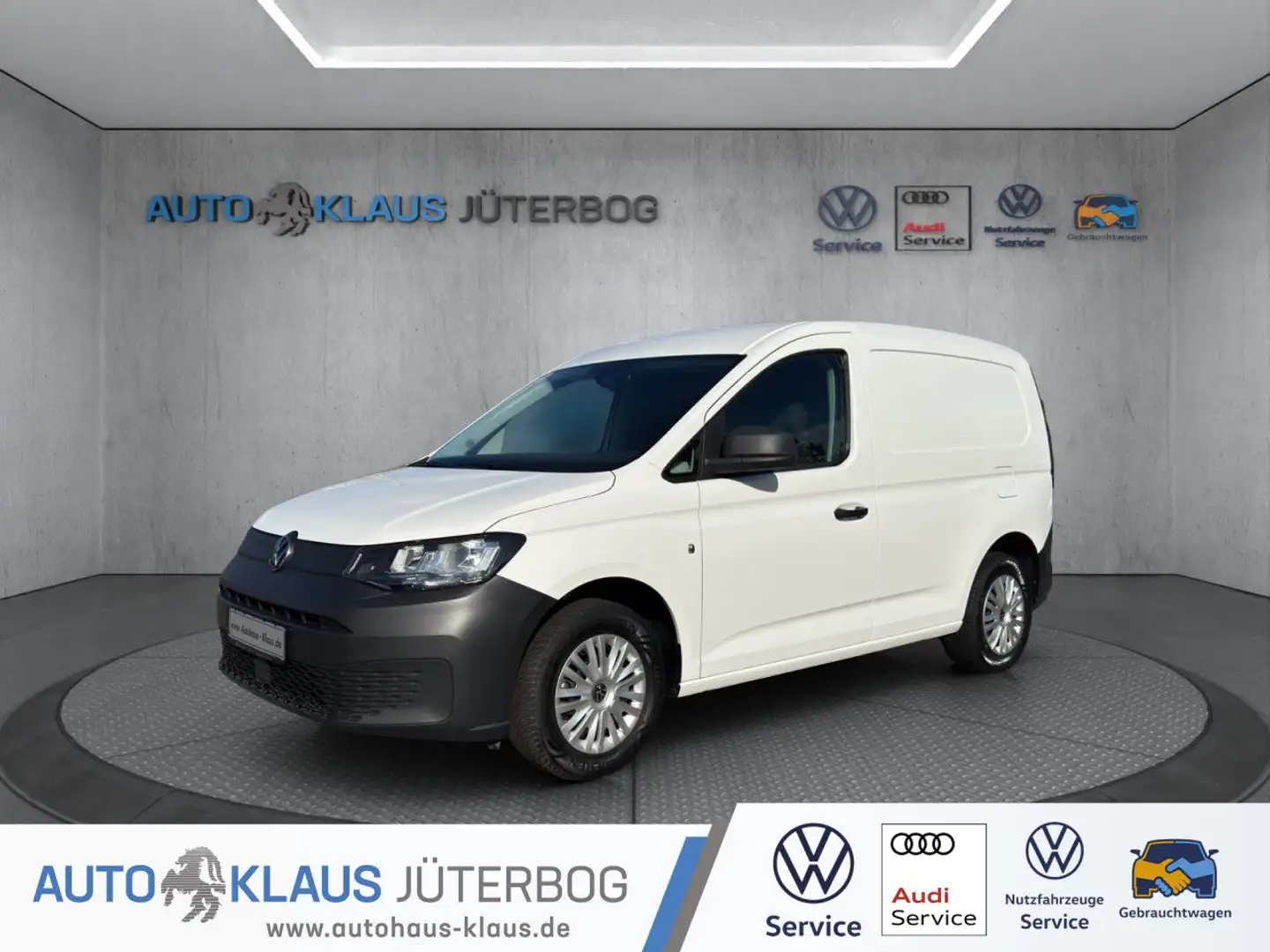 Volkswagen Caddy Cargo 2.0 TDI (EURO 6d) Klimaanlage AZV Navi Weiß - 1
