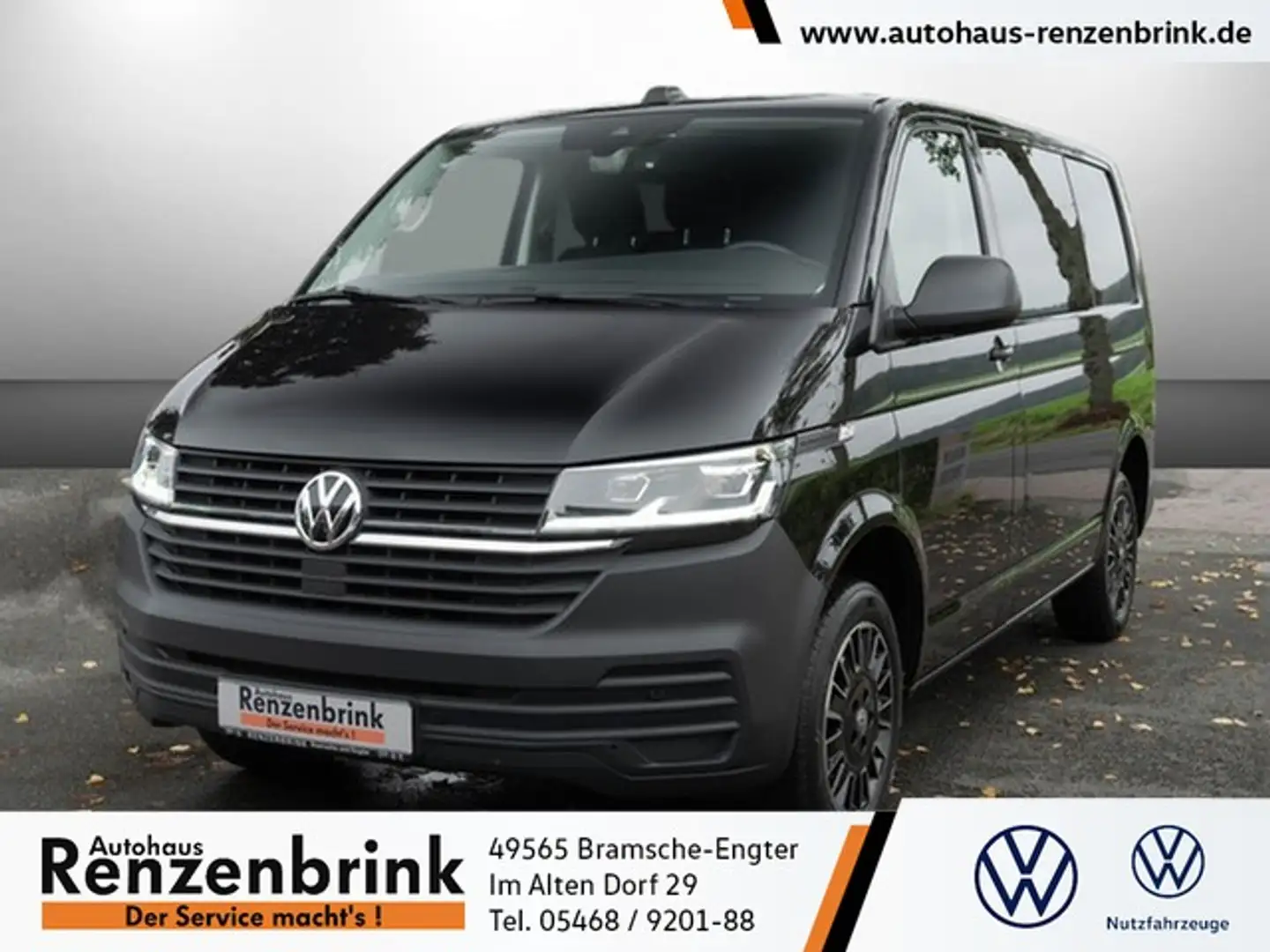 Volkswagen T6 Transporter T6.1 Kasten PLUS Comfortline TDI DSG AHK LED NA... Schwarz - 1