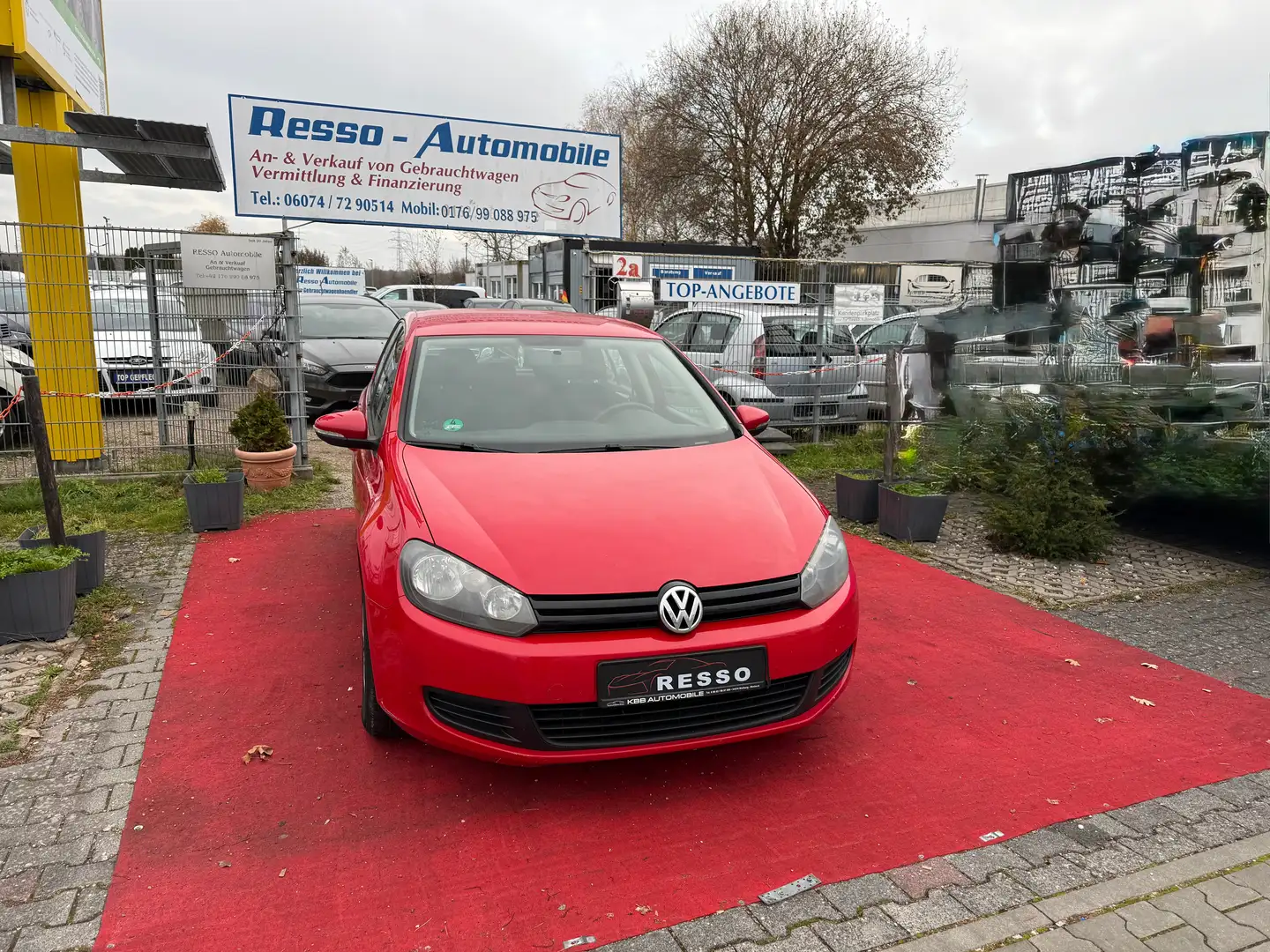 Volkswagen Golf Trendline *KLIMA*5-TÜRIG*EURO-5*HU:09-2026* Rosso - 1
