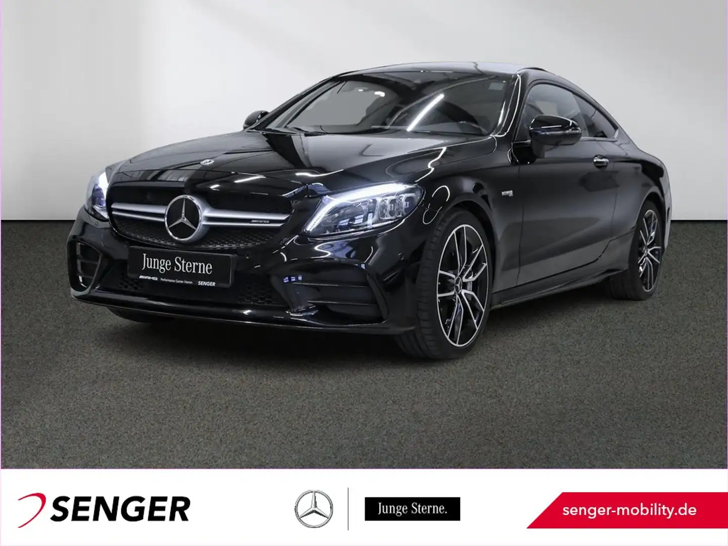 Mercedes-Benz C 43 AMG 4M Coupé Panorama Distronic Burmester Noir - 1
