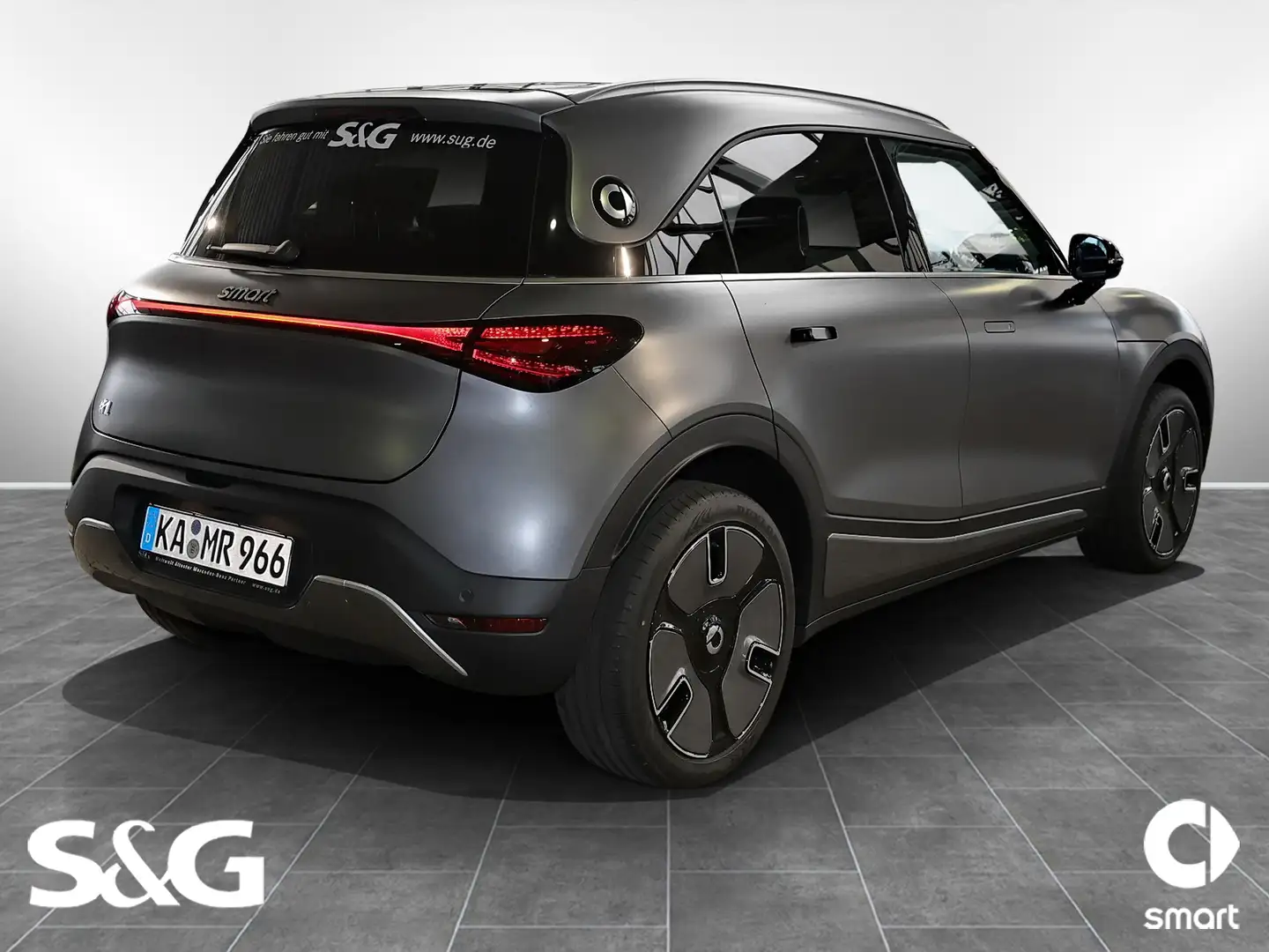 smart #1 PREMIUM 22KW+DAB+LED+360°+Navi+Head-UP+Fahras Grau - 2