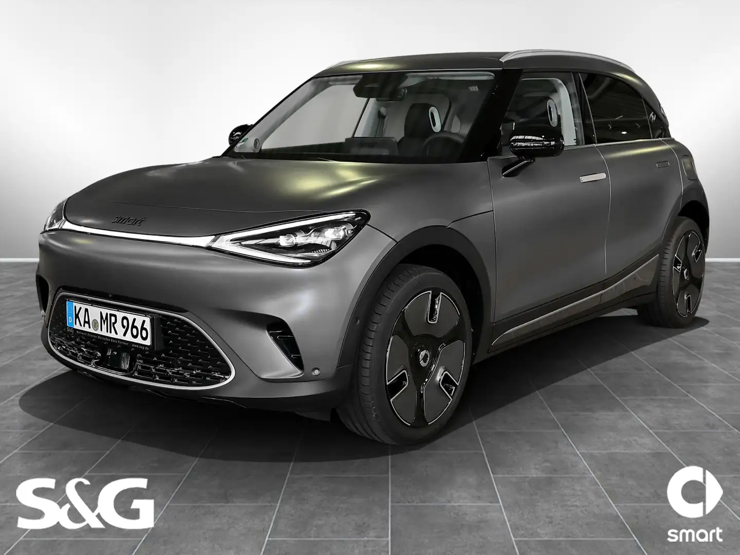 smart #1 PREMIUM 22KW+DAB+LED+360°+Navi+Head-UP+Fahras Grau - 1