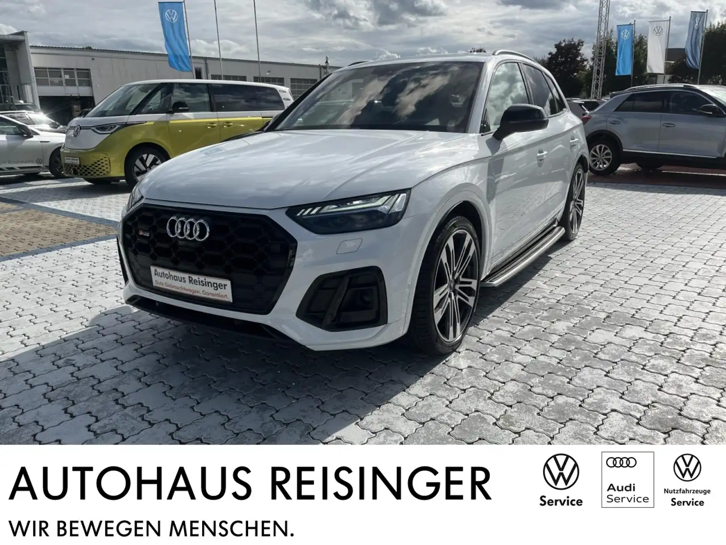 Audi Q5 SQ5 TDI tiptronic (Panorama,Matrix,Navi) Klima Blanco - 1