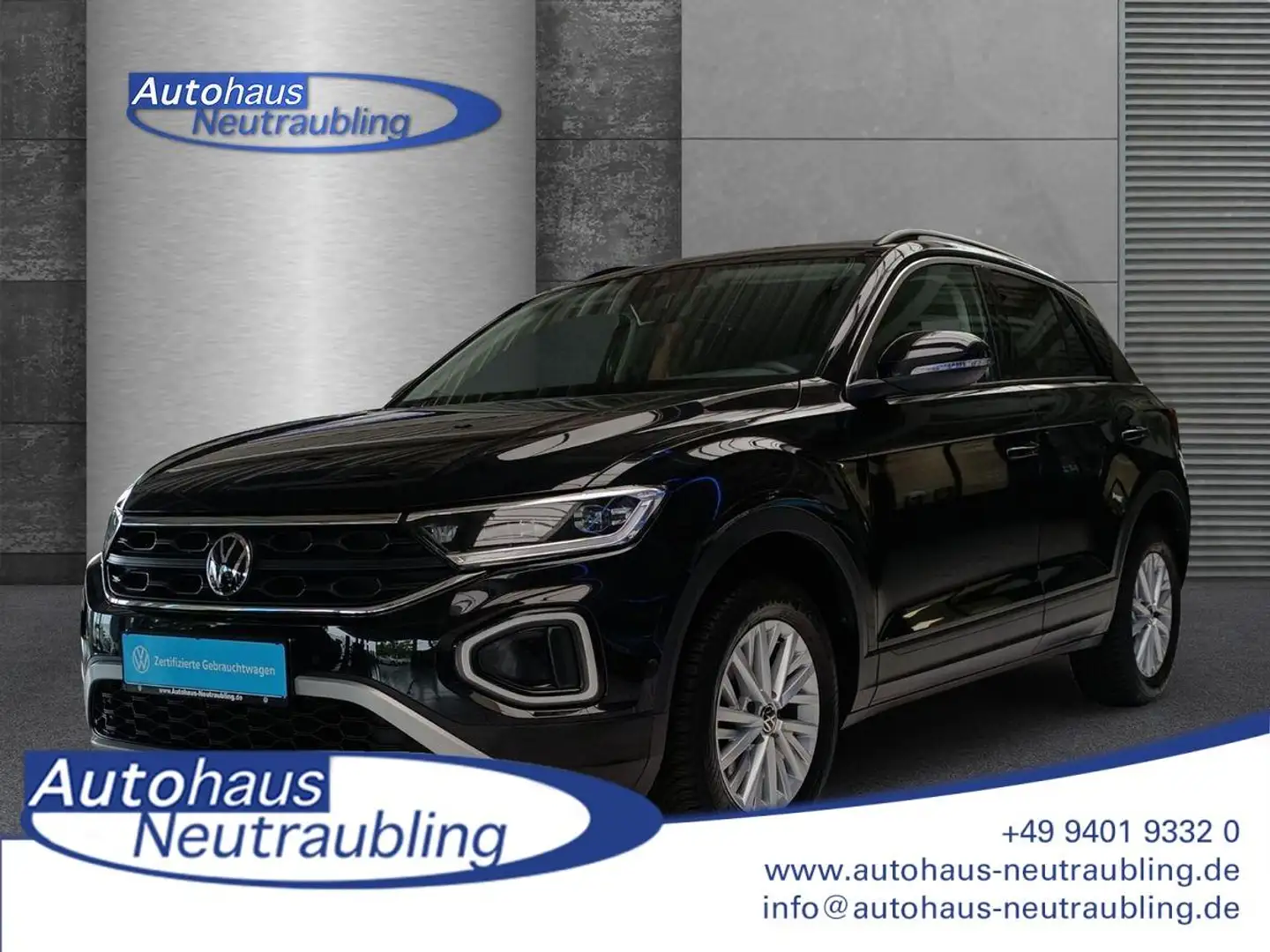 Volkswagen T-Roc 1.0 TSI "LIFE" 116 PS +LED+NAVI+KLIMA+ Schwarz - 1
