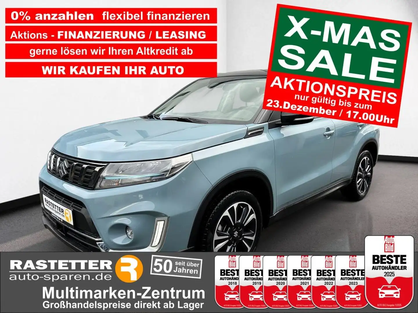 Suzuki Vitara Hybrid AGS Comfort+ Zweifarb+PanoSD+Navi+ACC+Kamer Blau - 1
