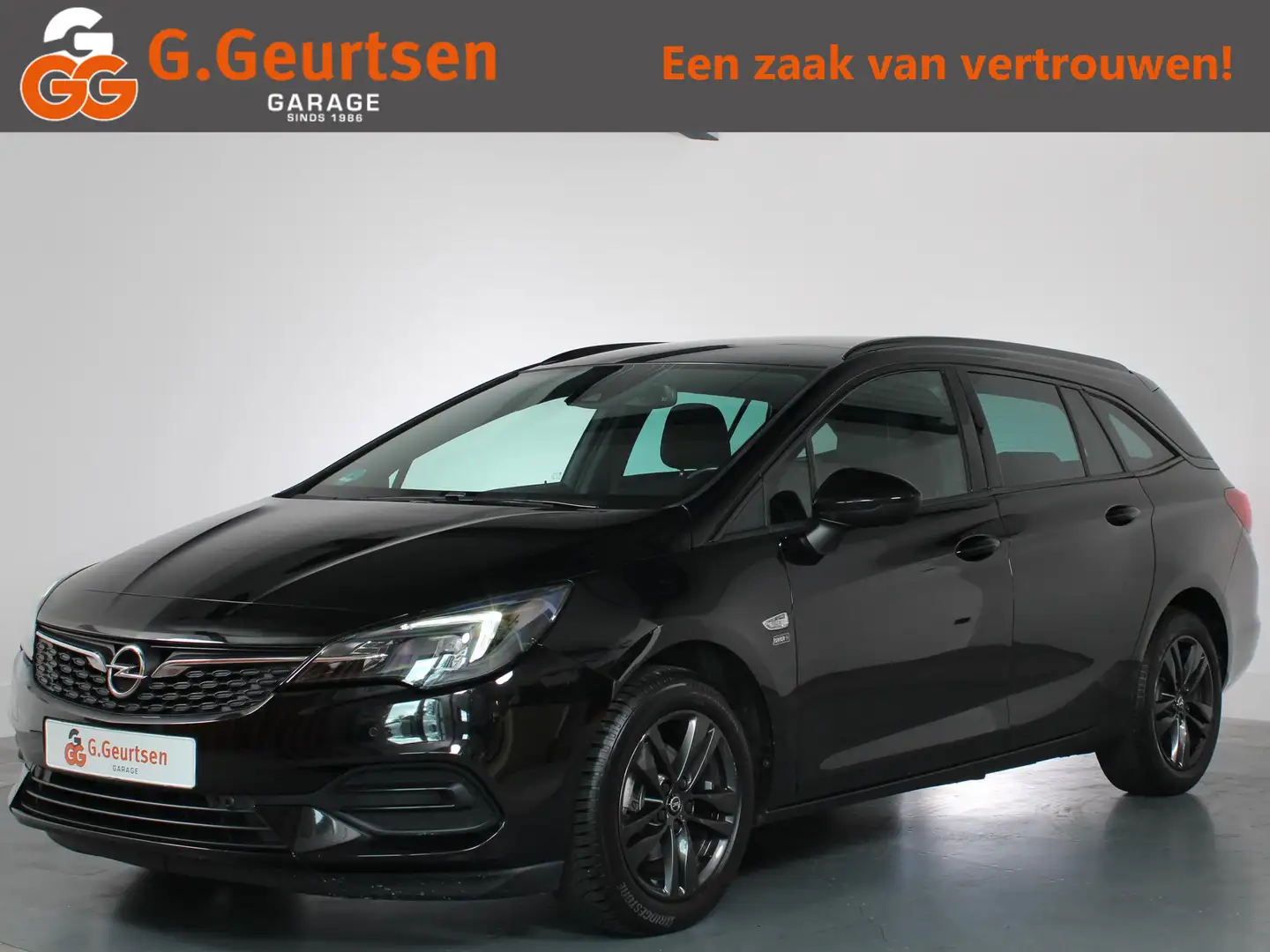 Opel Astra Sports Tourer 1.2 Edition 2020 Cruise Control, LMV Zwart - 1